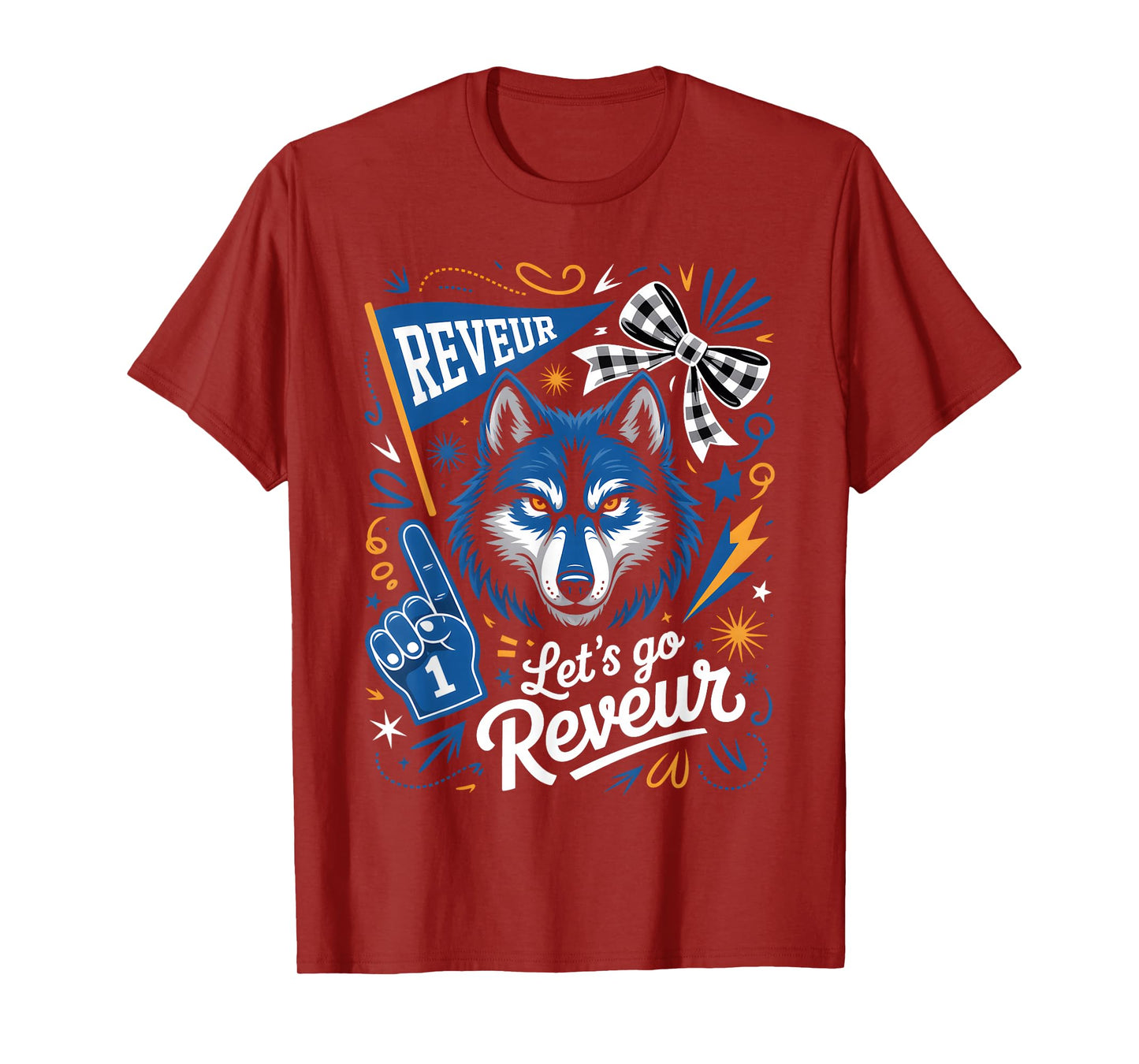 Team Reveur House Shirt Blue Reveur House of Dreamers Wolf T-Shirt