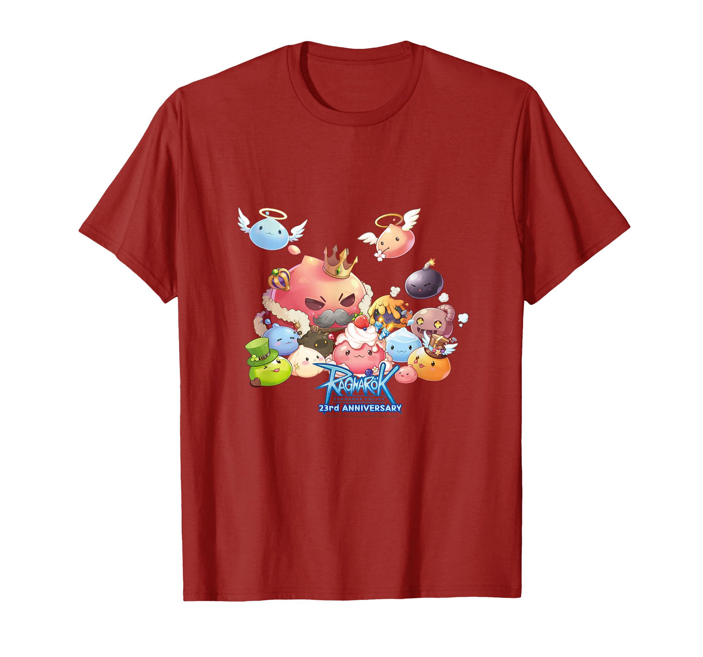 Ragnarok Poring Parade – 23rd Anniversary Character Art T-Shirt
