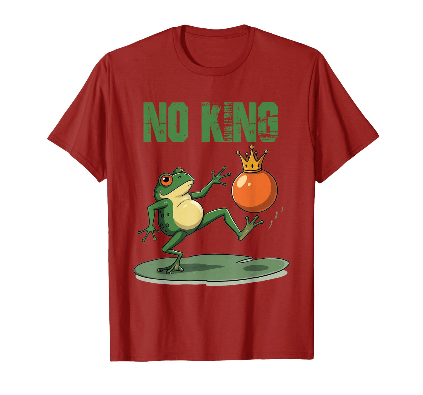 Funny No Kings Portland Frog Protest Men Women Tee T-Shirt