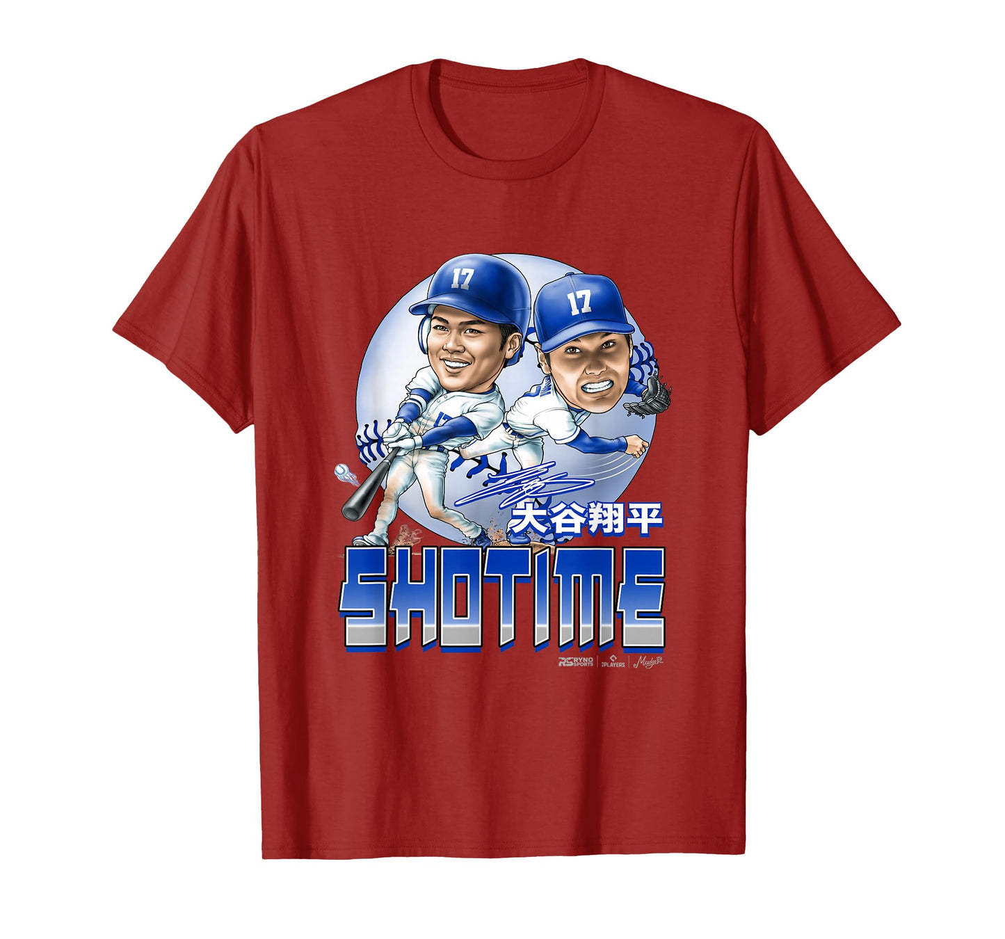 Shohei Ohtani Los Angeles Two-Way Mudge Studios MLBPA T-Shirt