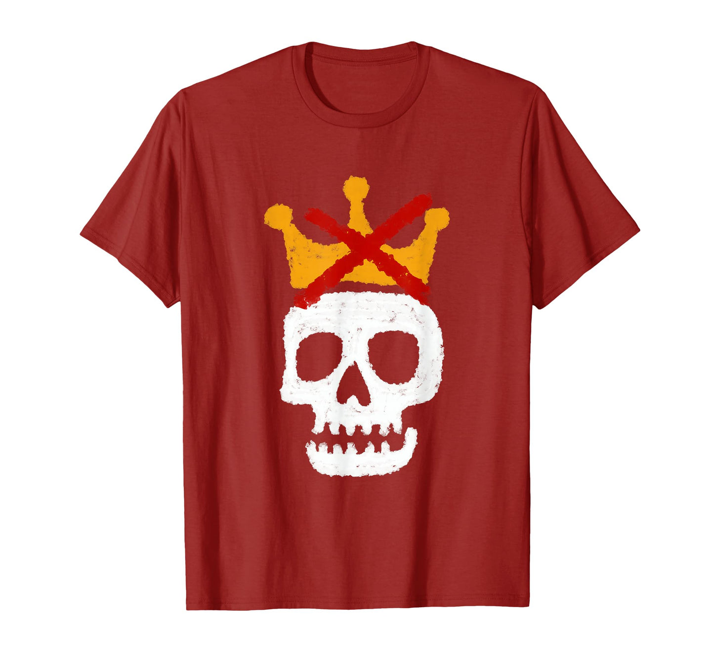 No Kings Funny Skeleton Halloween T-Shirt