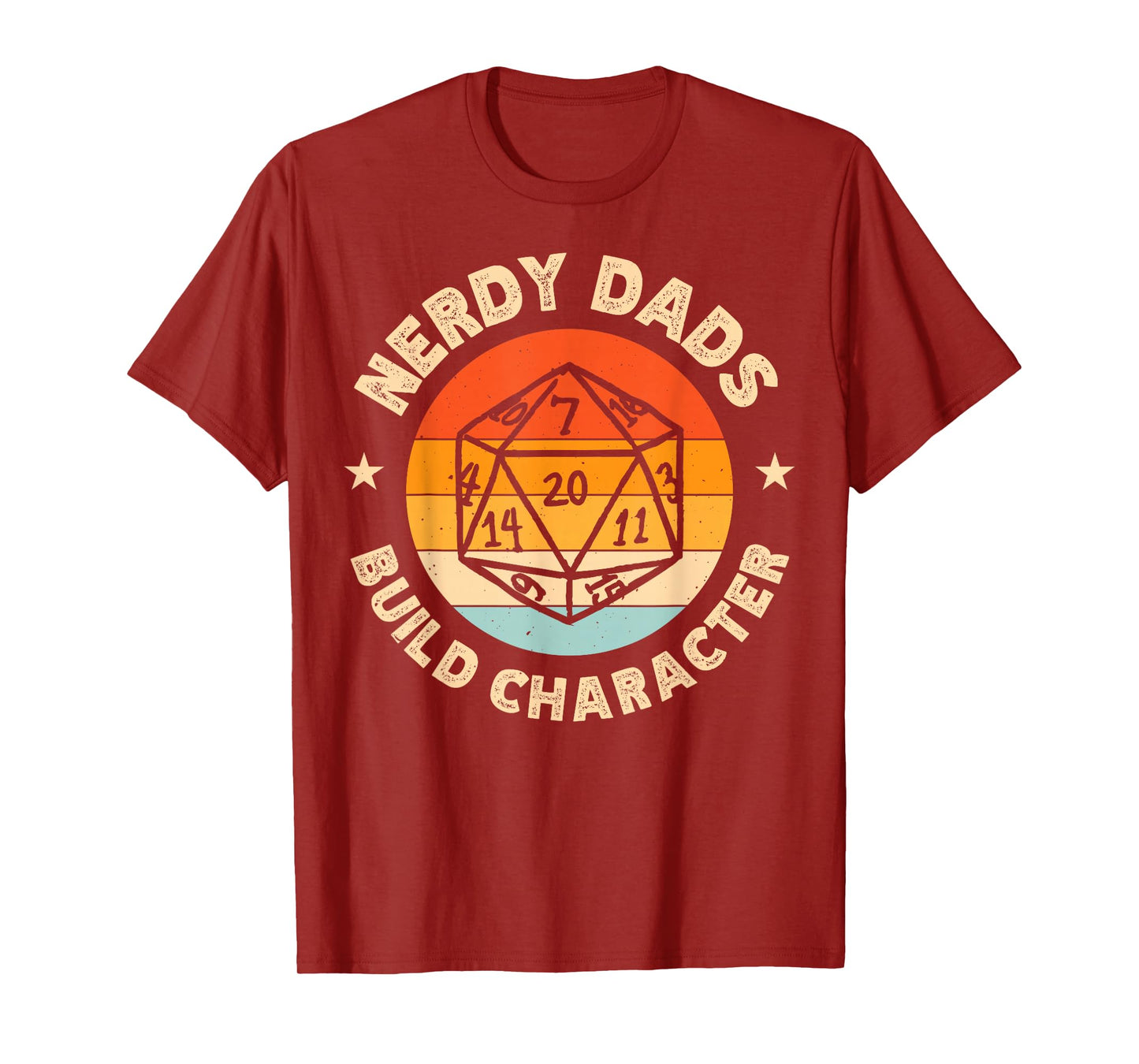 Nerdy Dads Build Character T-Shirt