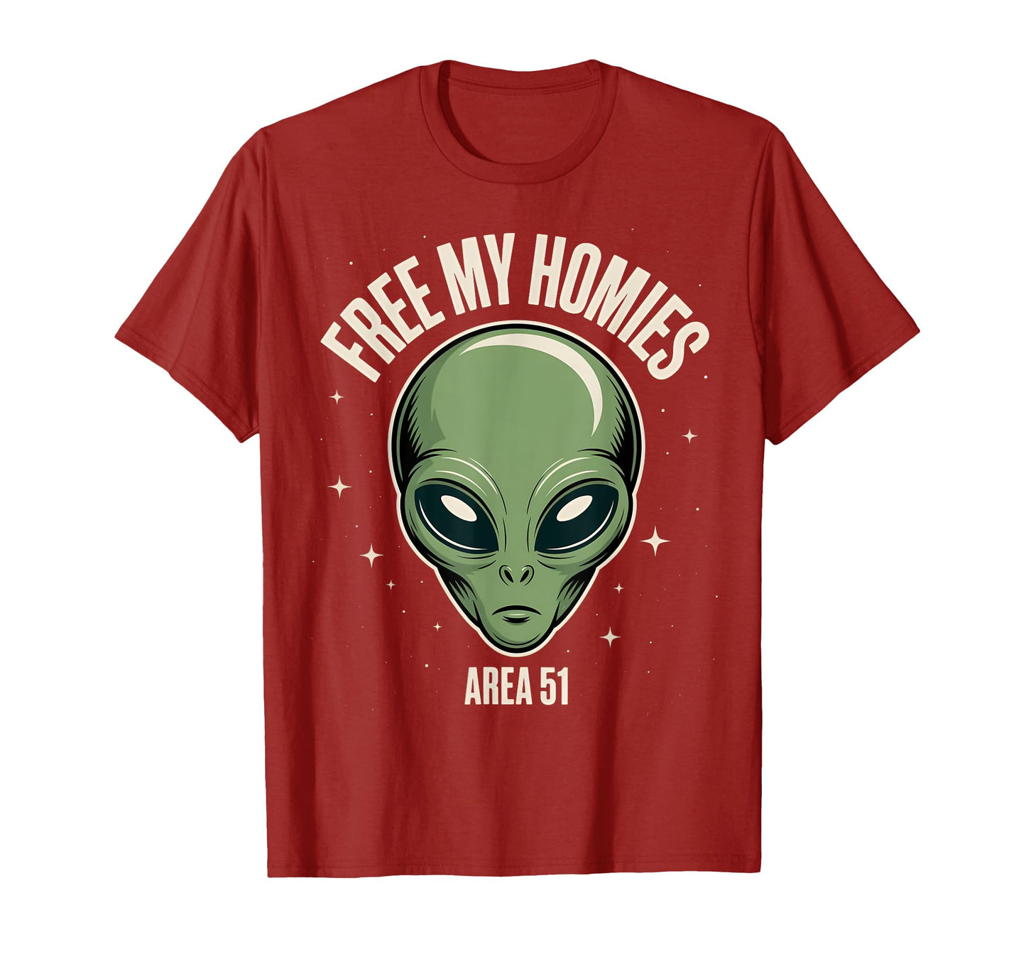 Free My Homies Area 51 Funny Alien UFO Boys Kids Men Women T-Shirt