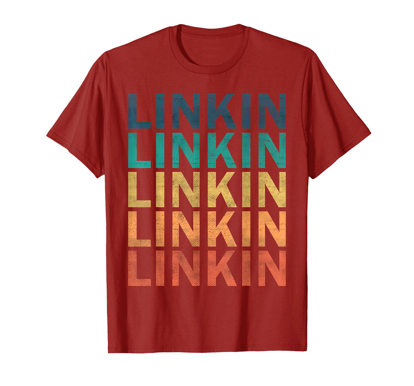 Love Heart Linkin Tee Grunge Vintage Style Black Linkin Meme T-Shirt