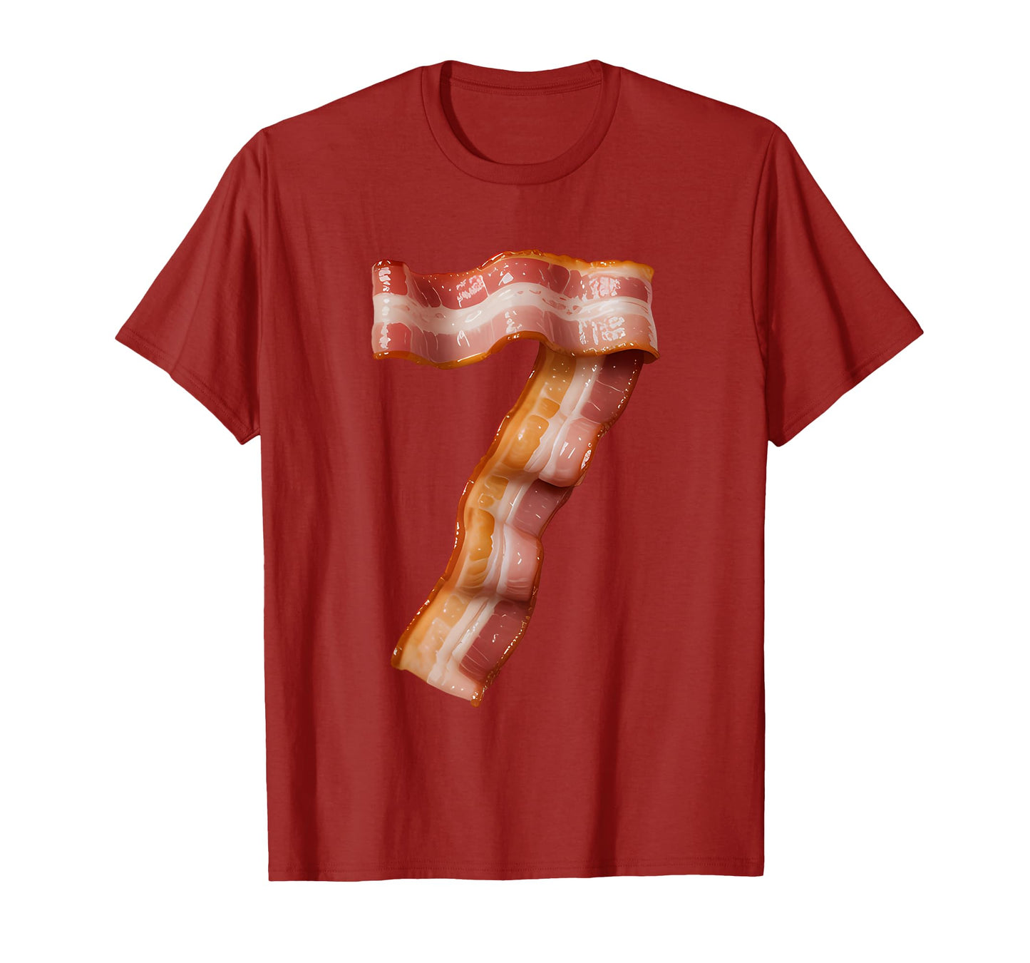 Funny Number 7 67 Meme Egg Bacon Costume Matching Group T-Shirt