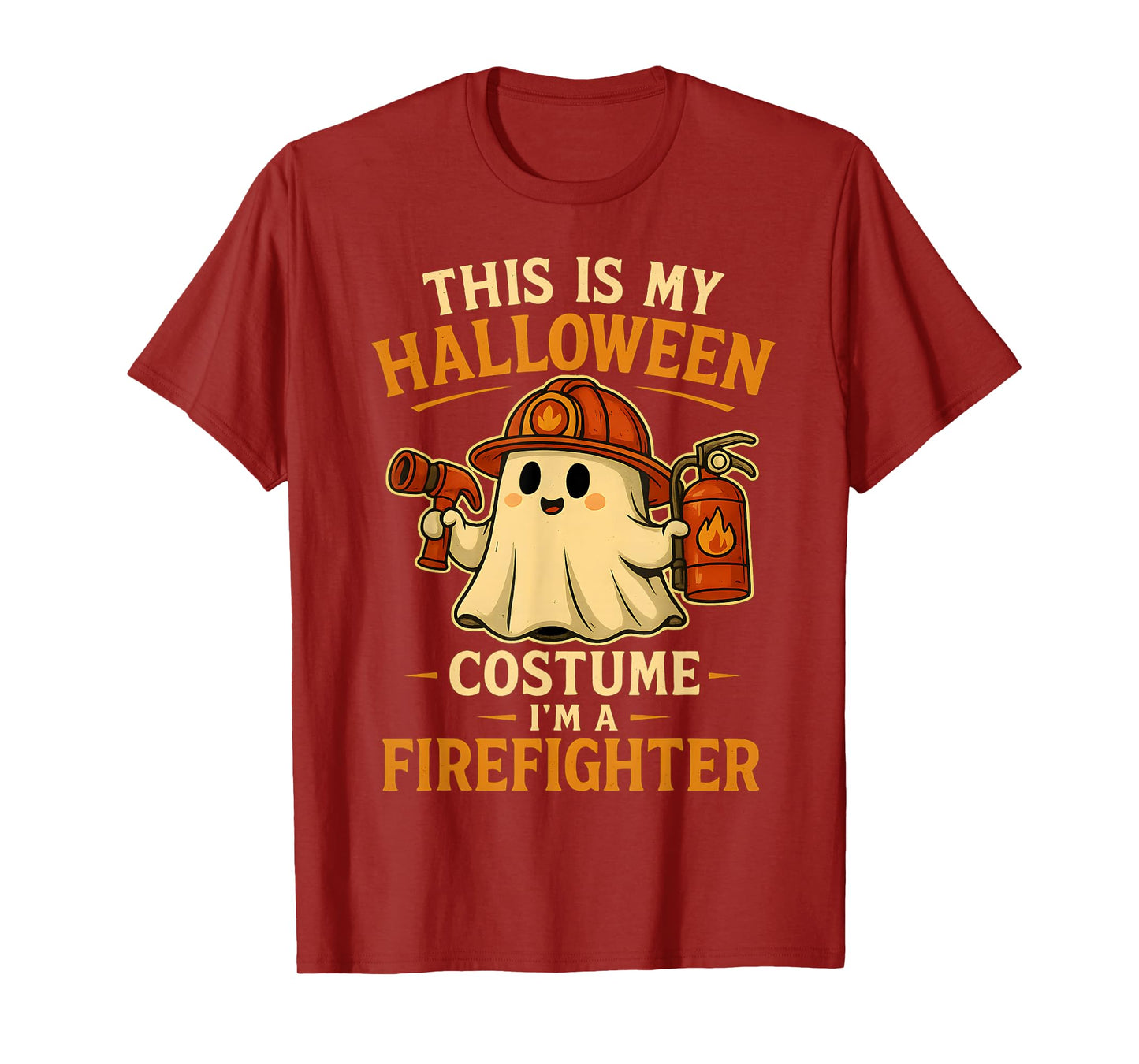 This is My Halloween Costume I’m a Firefighter Autumn T-Shirt