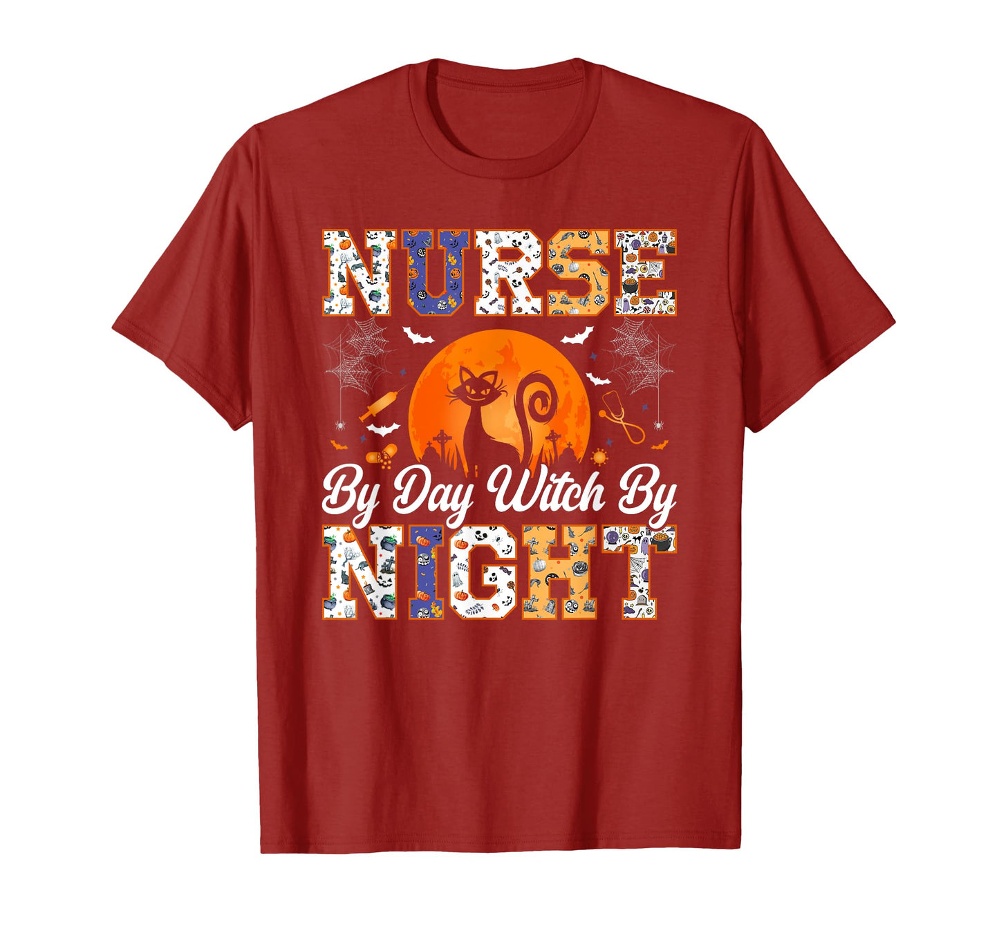 Night Halloween Boo Crew Nurse Halloween For Nurses RN T-Shirt