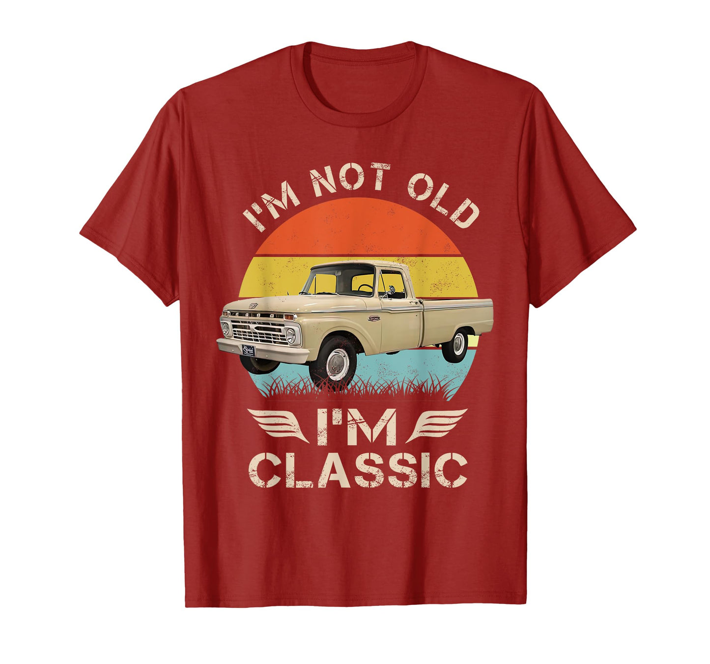 1966 classic f100 Beige T-Shirt, Small, Black