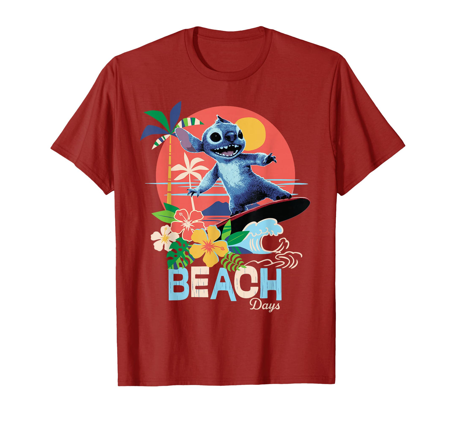 Disney Lilo & Stitch Live-Action Movie "Beach Days" Surfing T-Shirt