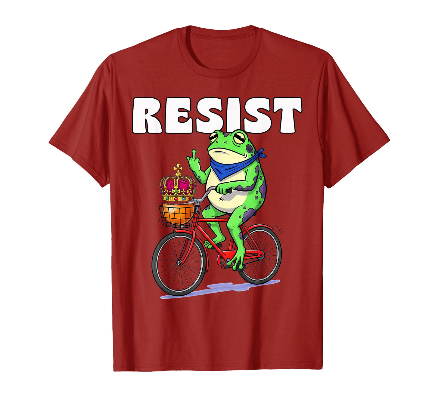 No Kings in Portland Frog Naked Bike Ride Activists Group T-Shirt