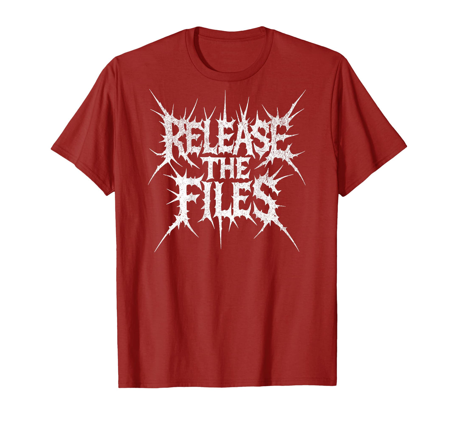 Release The Files No Kings in America Distressed Graphic Tee T-Shirt