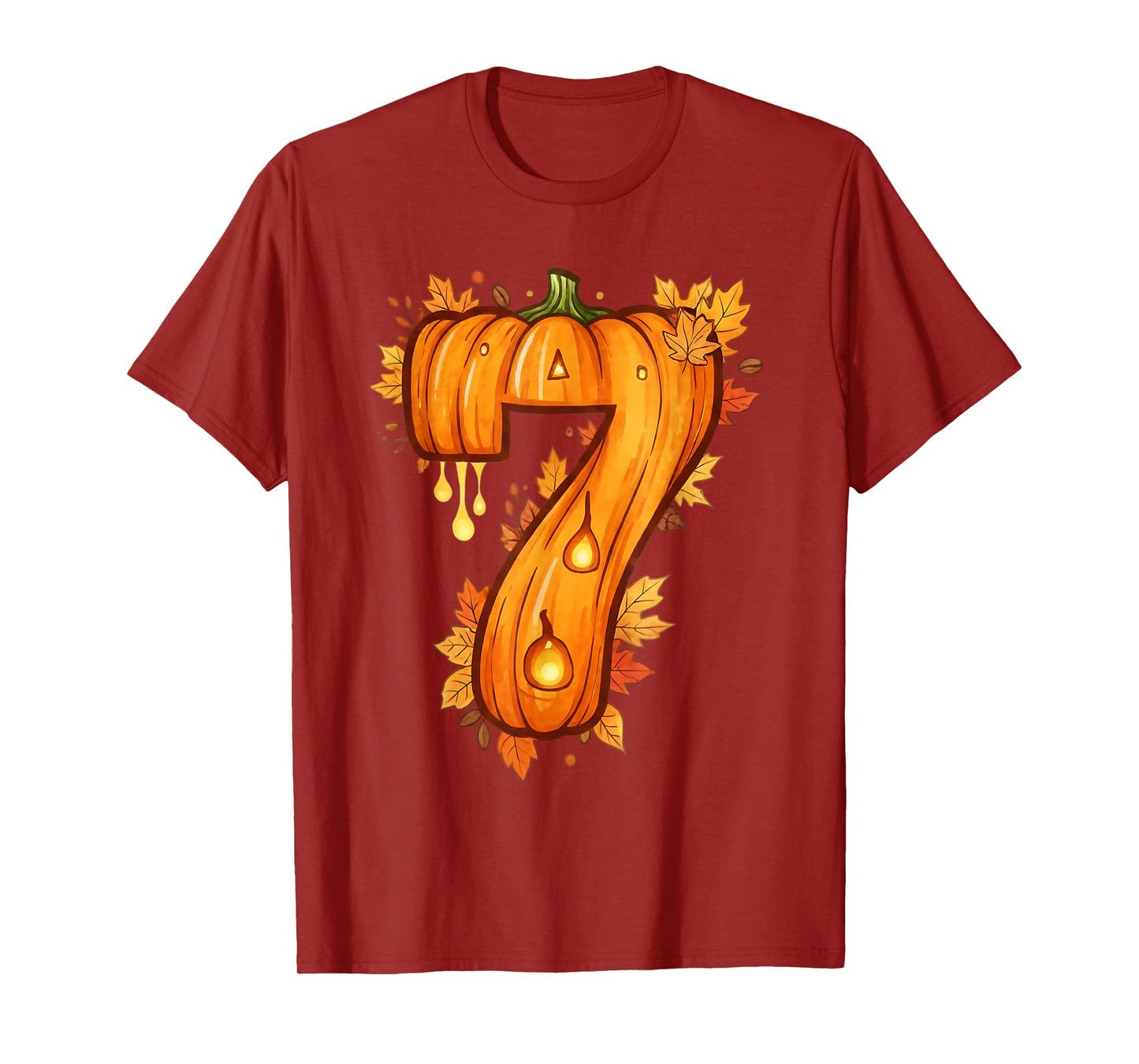 Six Seven Meme 6 7 Autumn Fall Pumpkin Spooky Costume Couple T-Shirt
