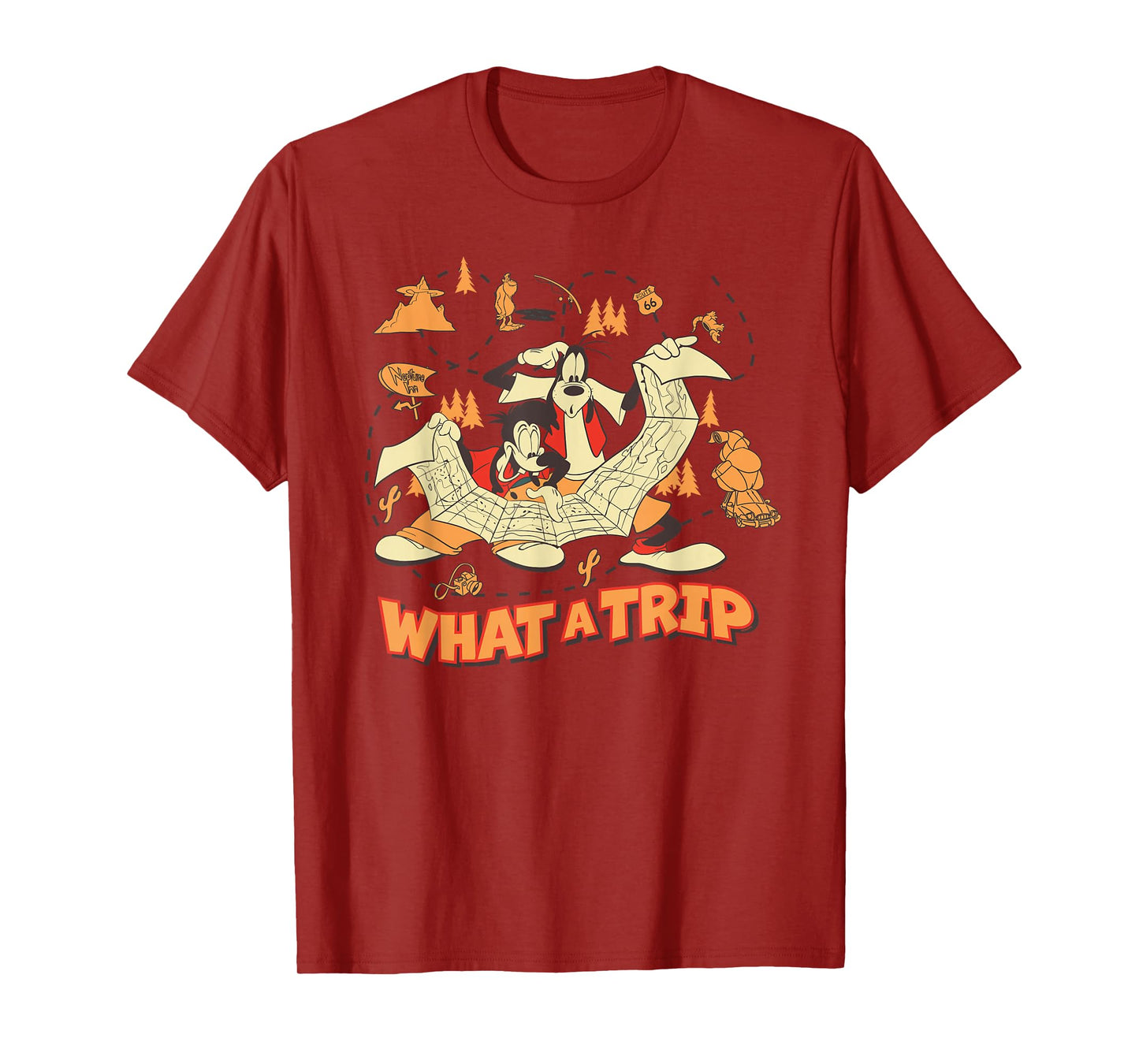 Disney A Goofy Movie 30th Anniversary What a Trip Vacation T-Shirt