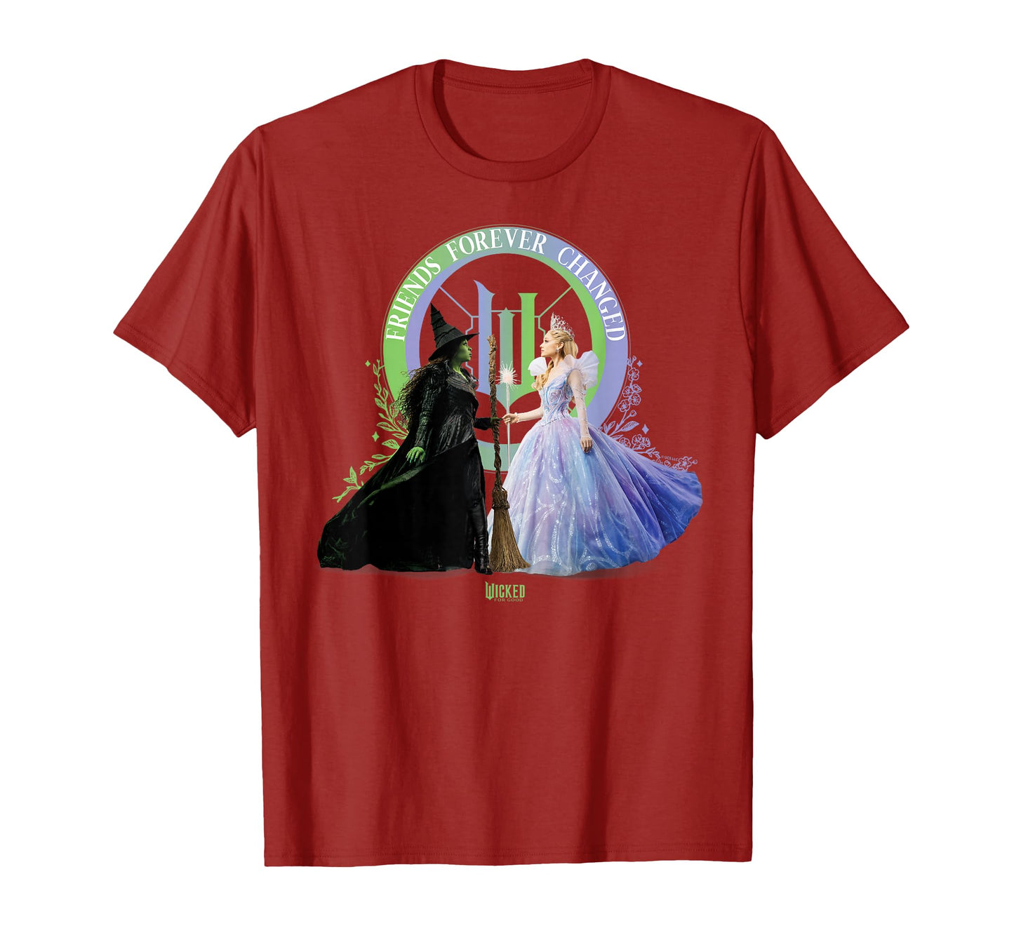 Wicked: For Good Glinda and Elphaba Friends Forever Changed T-Shirt
