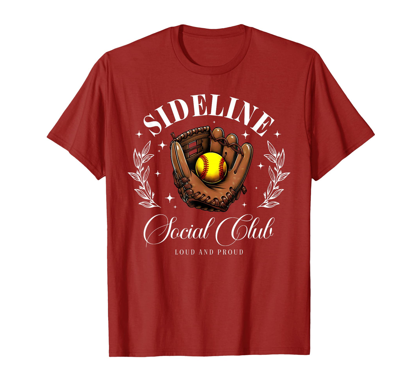 Sideline Social Club Softball Mom Matching T-Shirt
