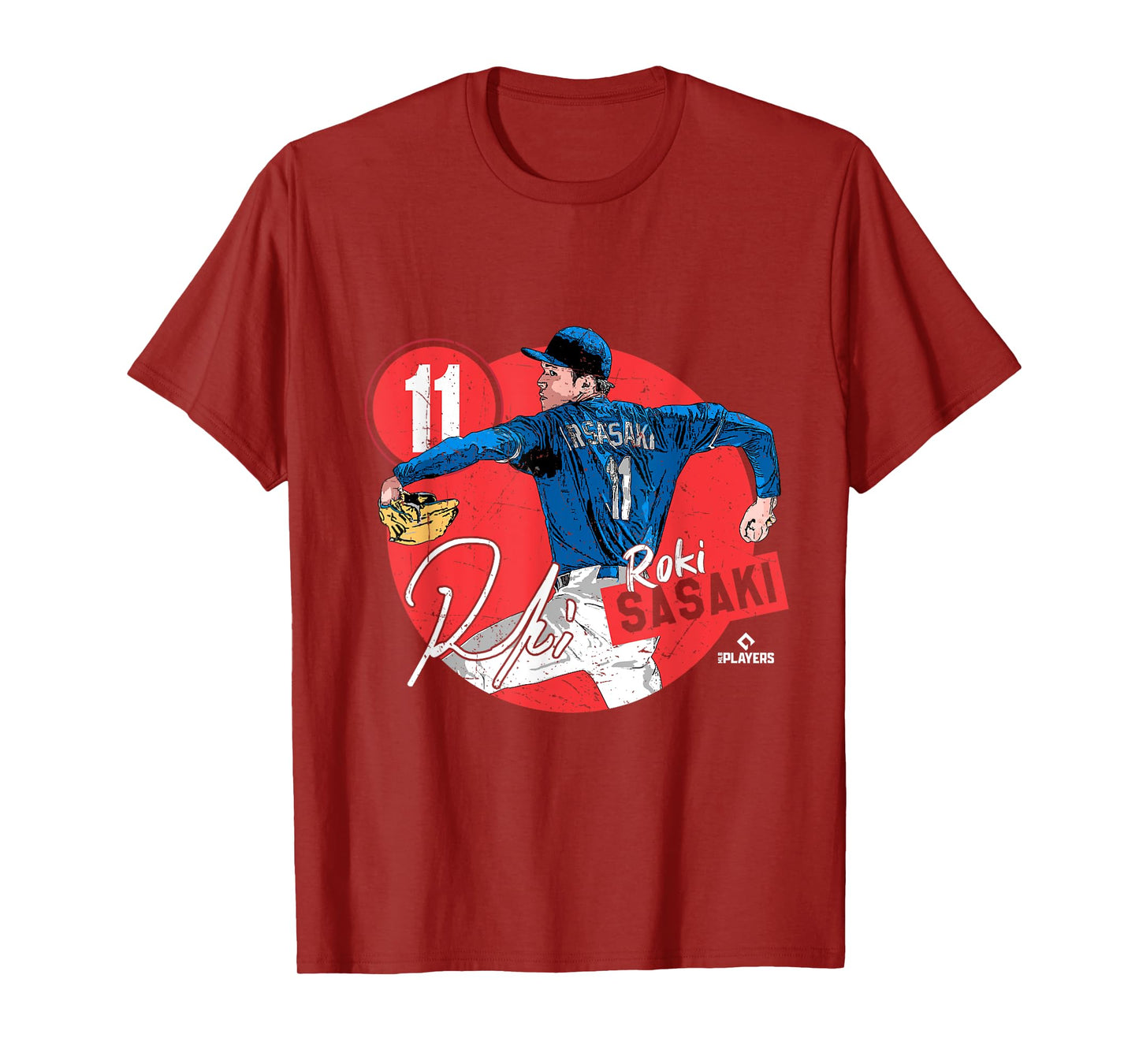 Roki Sasaki | Los Angeles D MLB Baseball Players |MLBROS203M T-Shirt