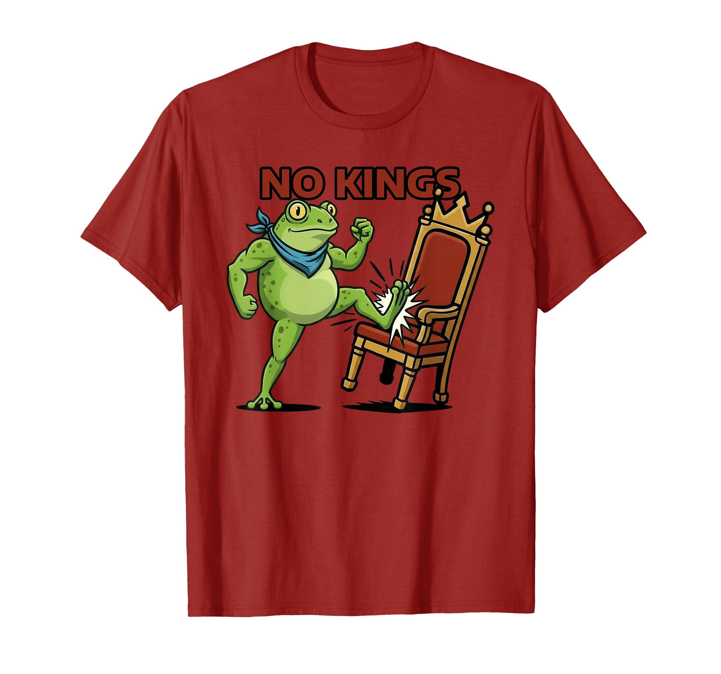 No Kings Frog Protester T-Shirt