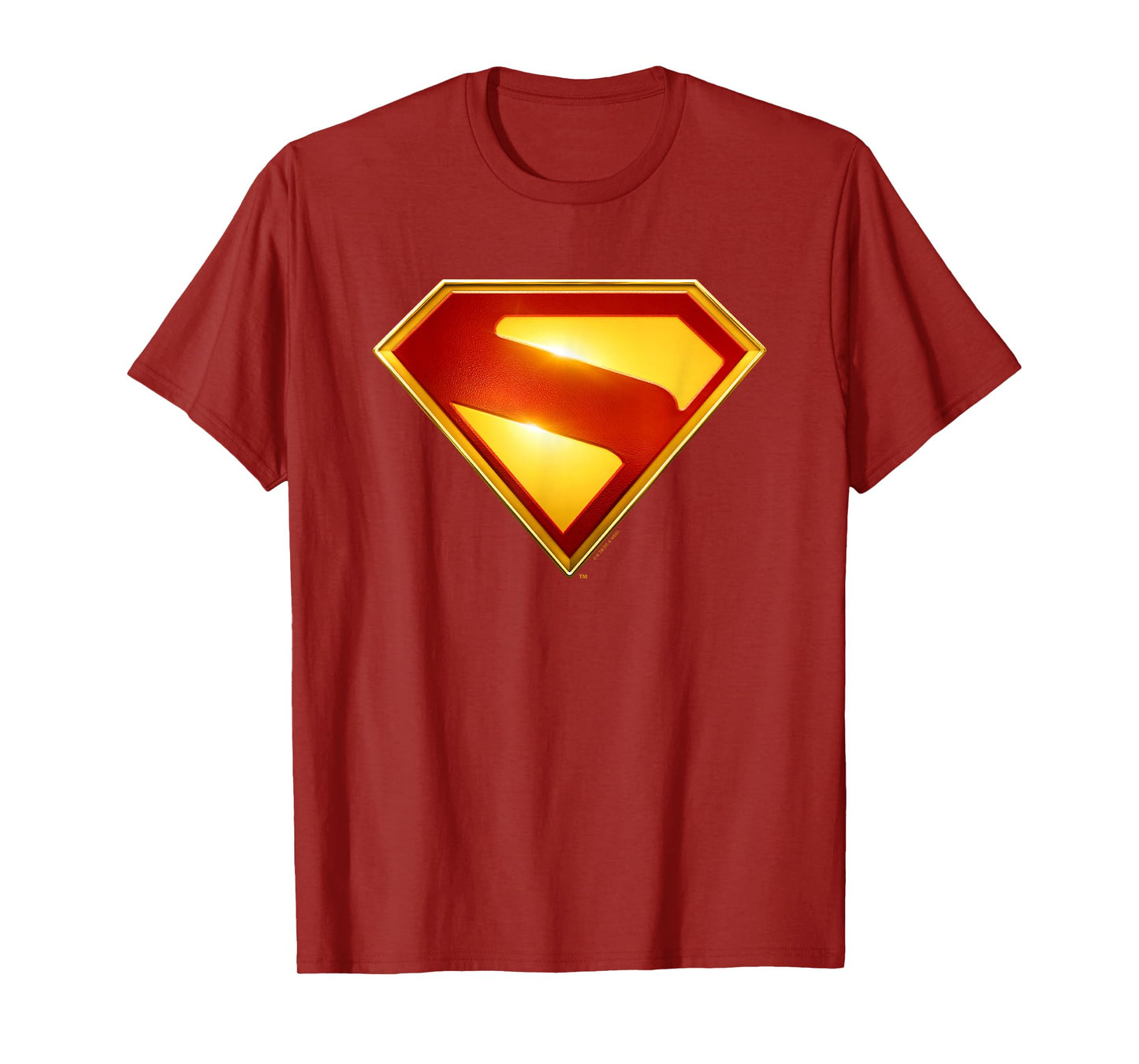 Superman (2025) Modern S-Shield Shiny Chest Emblem T-Shirt