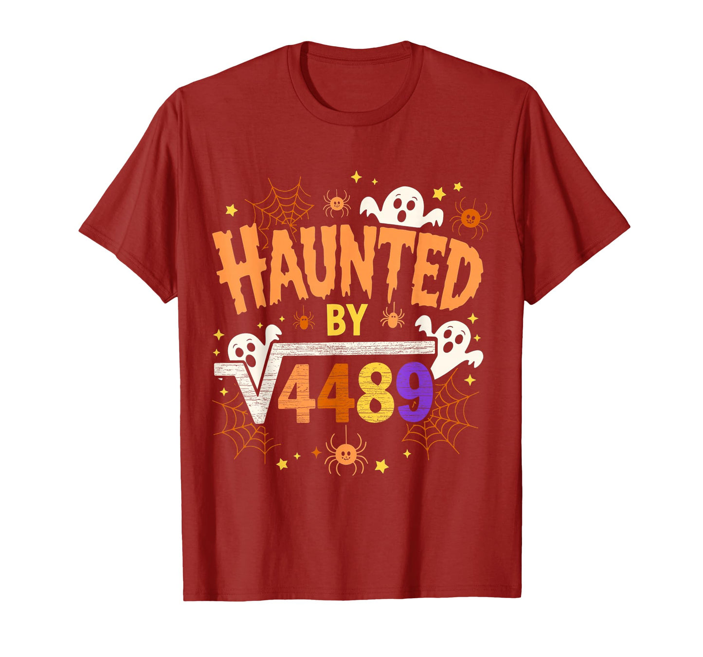 Haunted by 4489 Meme Six Seven 67 Funny Ghost Halloween T-Shirt