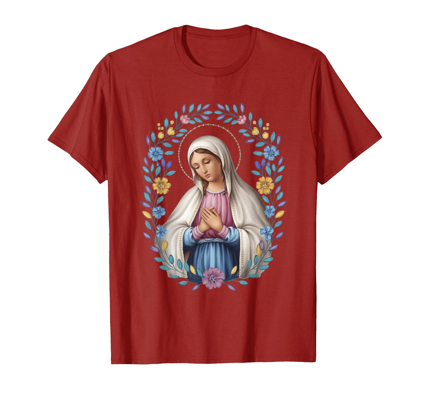 Mary Catholic Saint Men Women Kids Faith T-Shirt