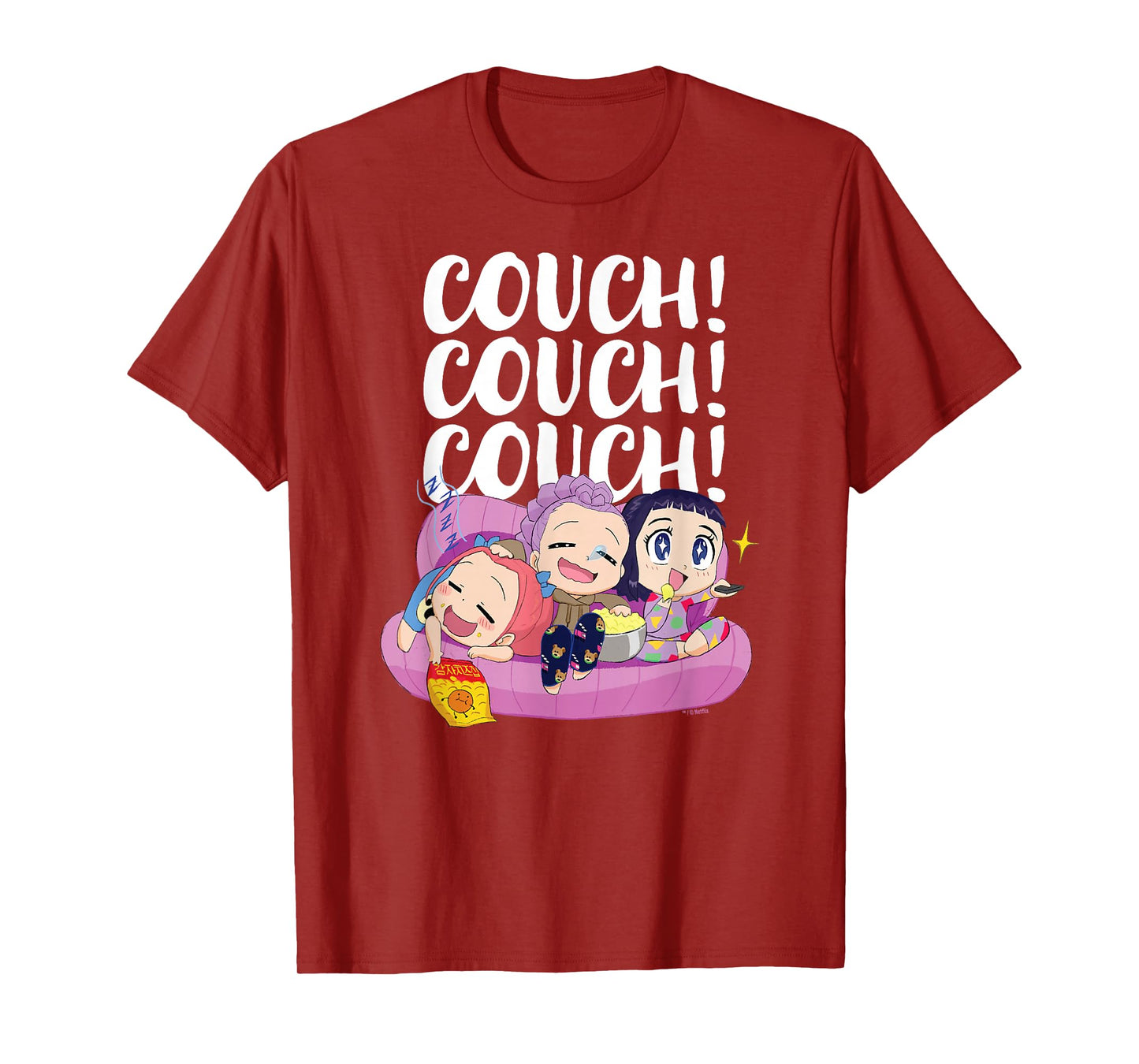 Kpop Demon Hunters Couch! Couch! Couch! Officially Licensed T-Shirt