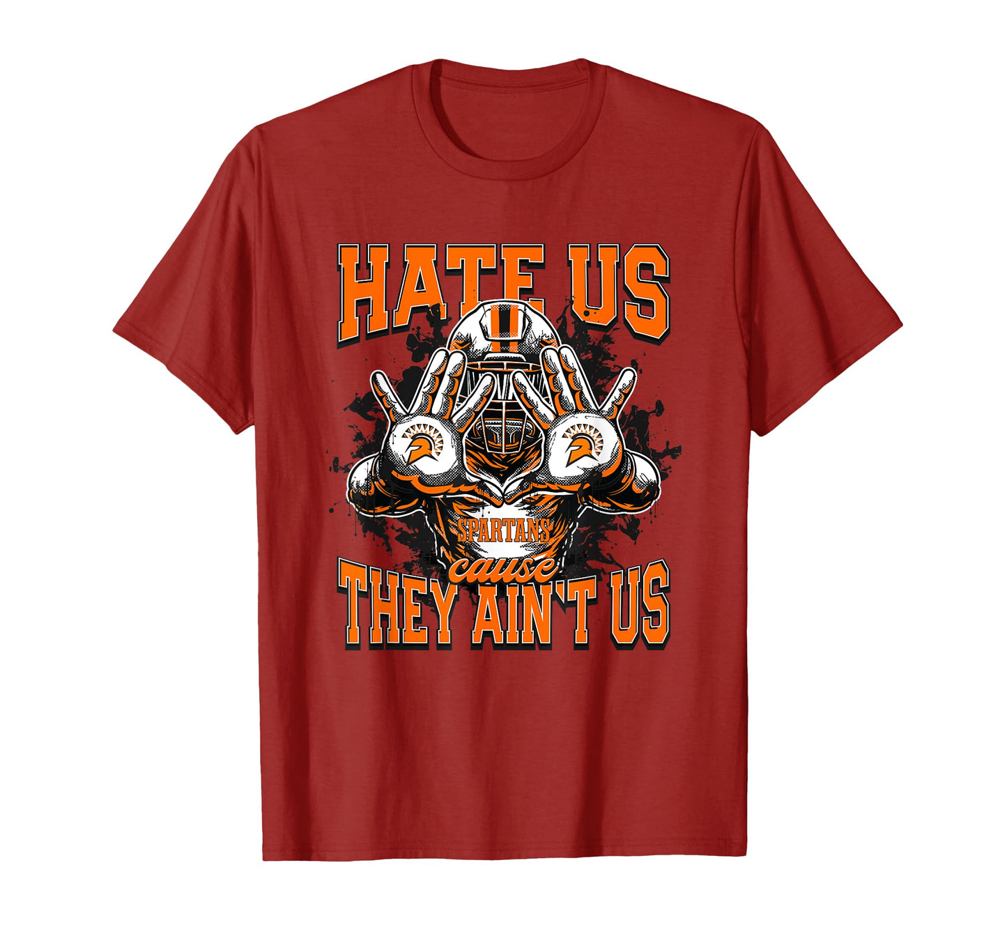 Waynesville Spartans Logo Hate Us Cause They Ain't HS T-Shirt
