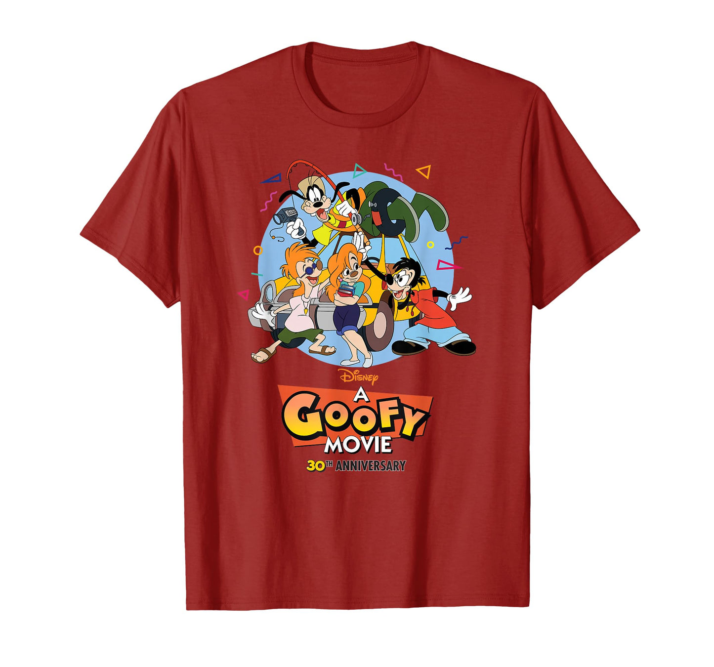 Disney A Goofy Movie 30th Anniversary Retro ’90s Road Trip T-Shirt