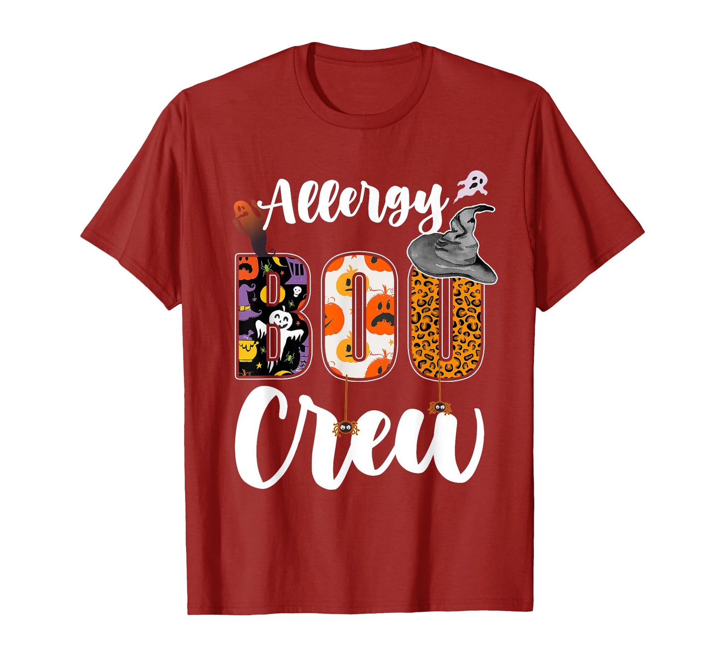 Allergy Boo Crew Halloween Matching Allergist T-Shirt
