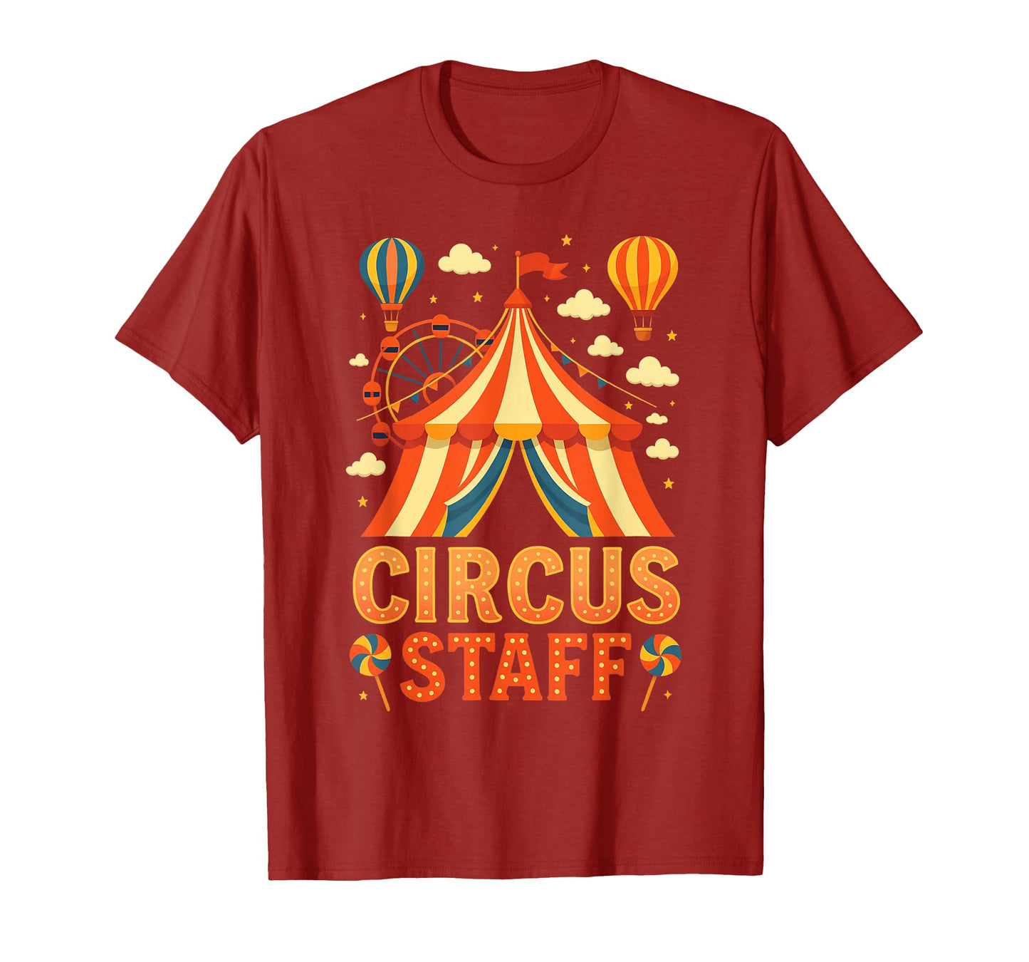 Circus Staff Funny Show Carnival Crew Tent Circus Crew Party T-Shirt