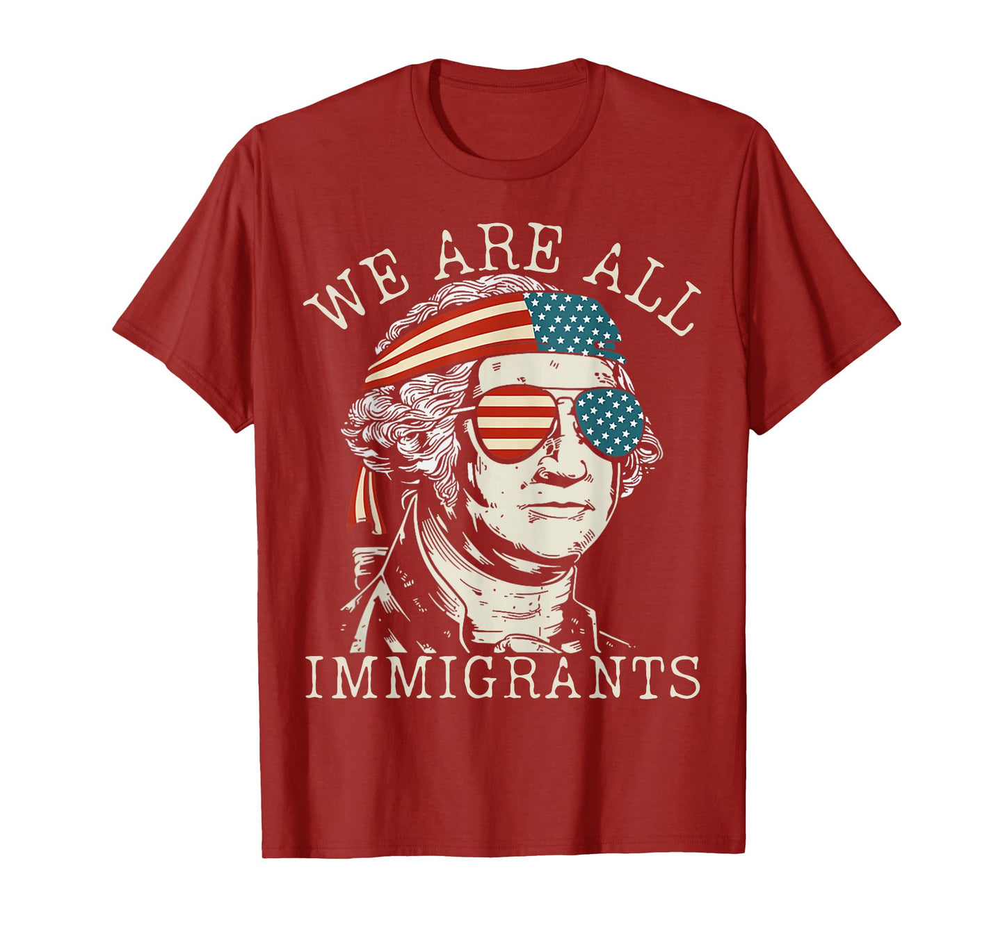 We Are All Immigrants Support Immigration Funny No Kings T-Shirt