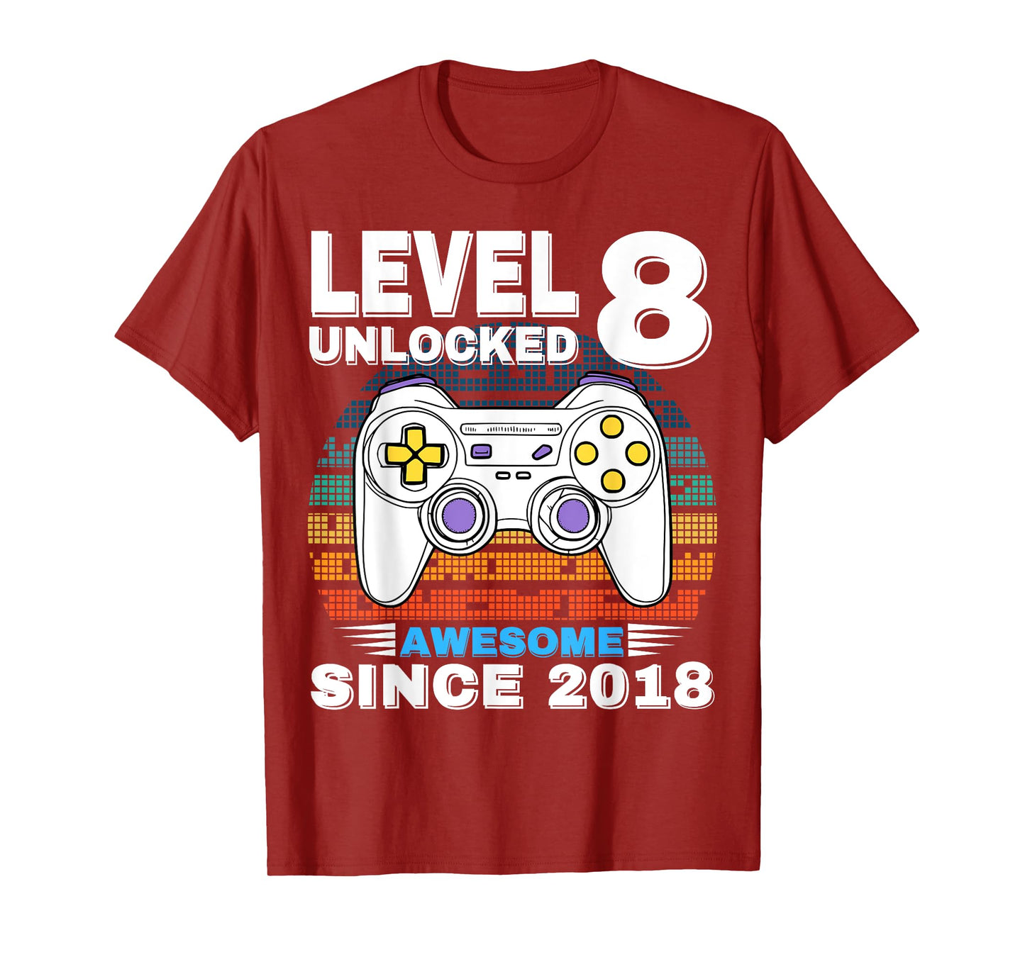 8 Year Old Bday Decorations Son Boy 8yr 2018 8th Birthday T-Shirt
