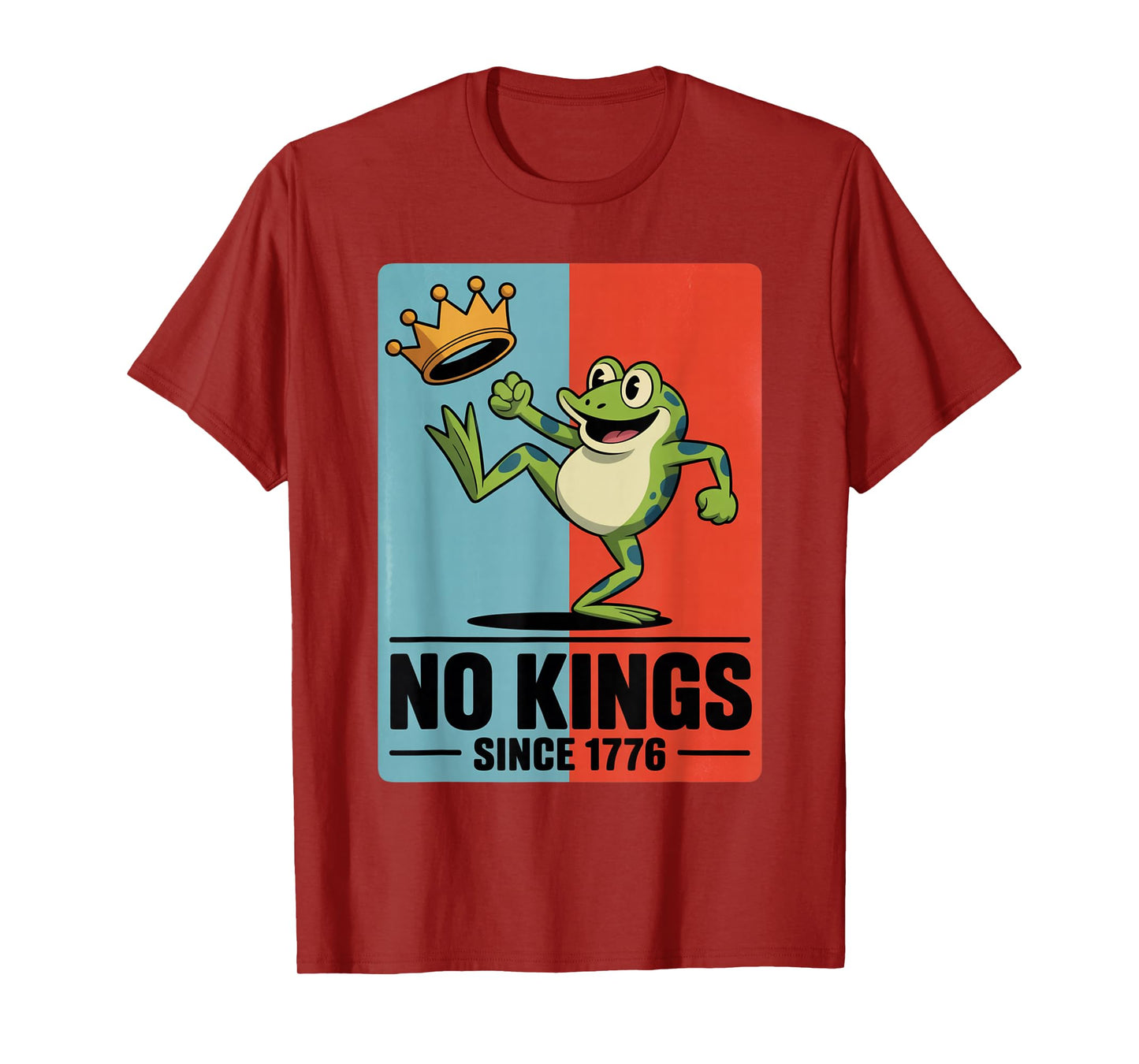 Resist No Kings Portland Frog Protest T-Shirt