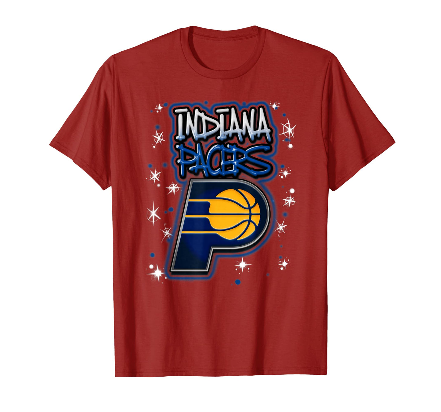 NBA Indiana Pacers Airbrush Logo T-Shirt