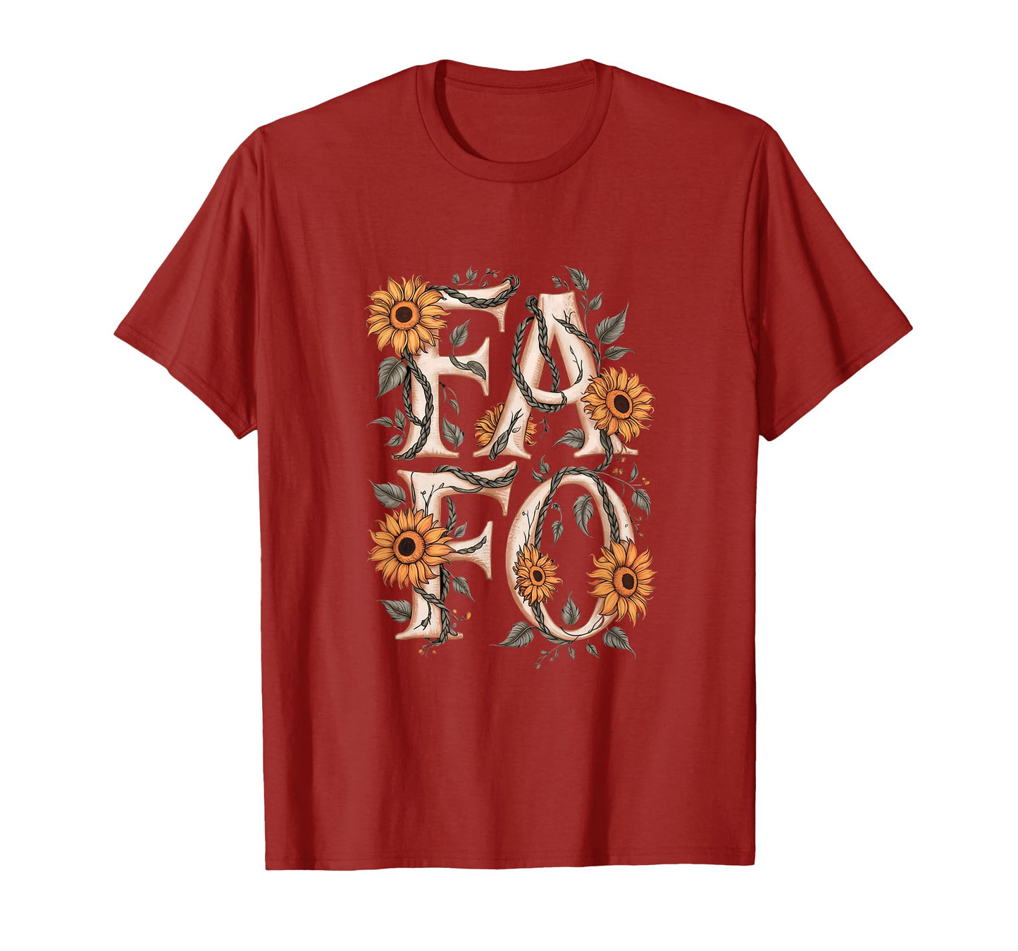 FAFO Flower FAFO Acronym T-Shirt
