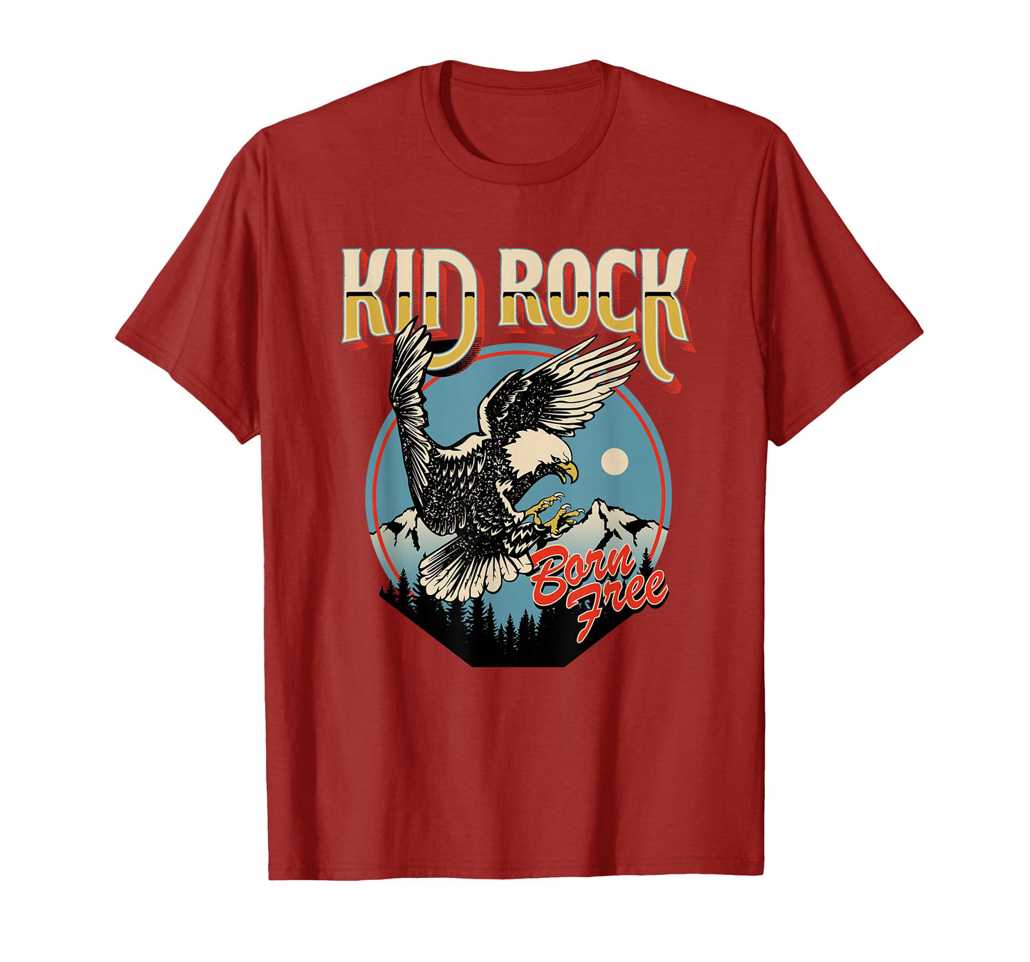 Kid Rock Born Free Eagle T-Shirt
