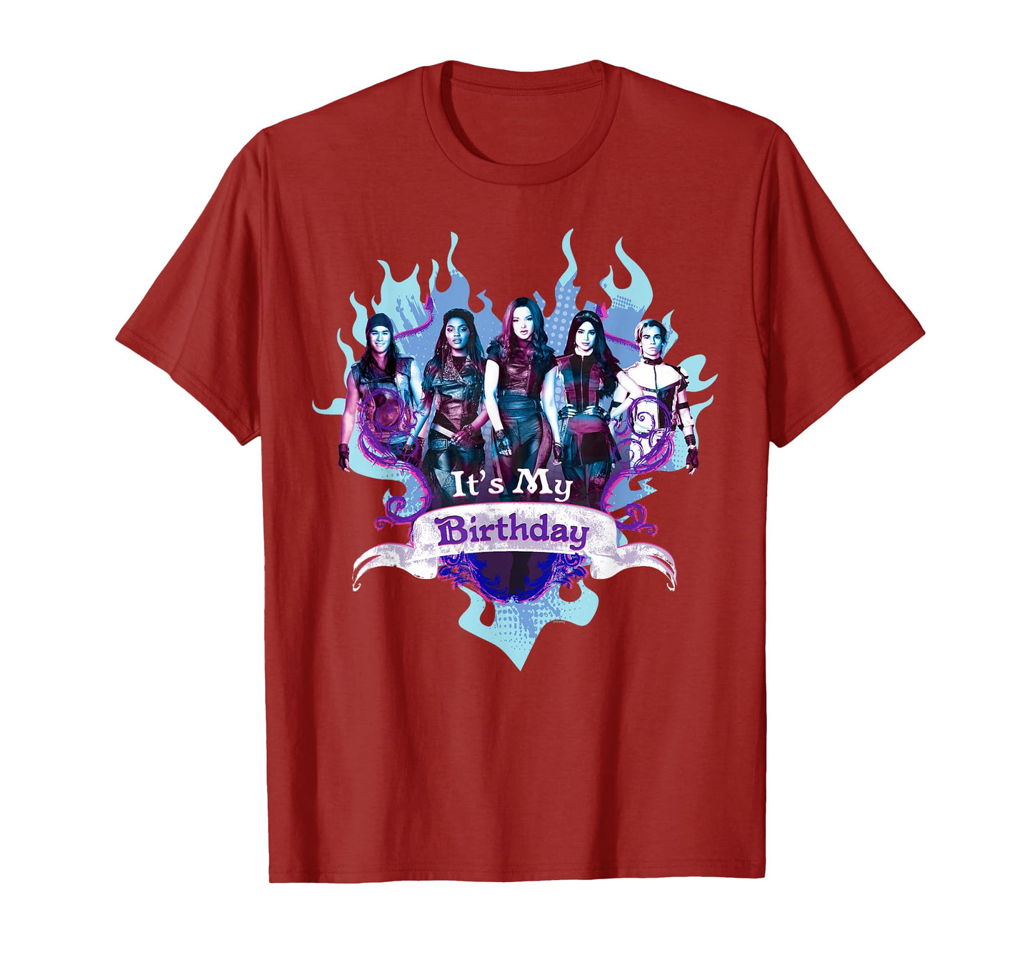 Disney Descendants It's My Birthday Party Gift Heart T-Shirt