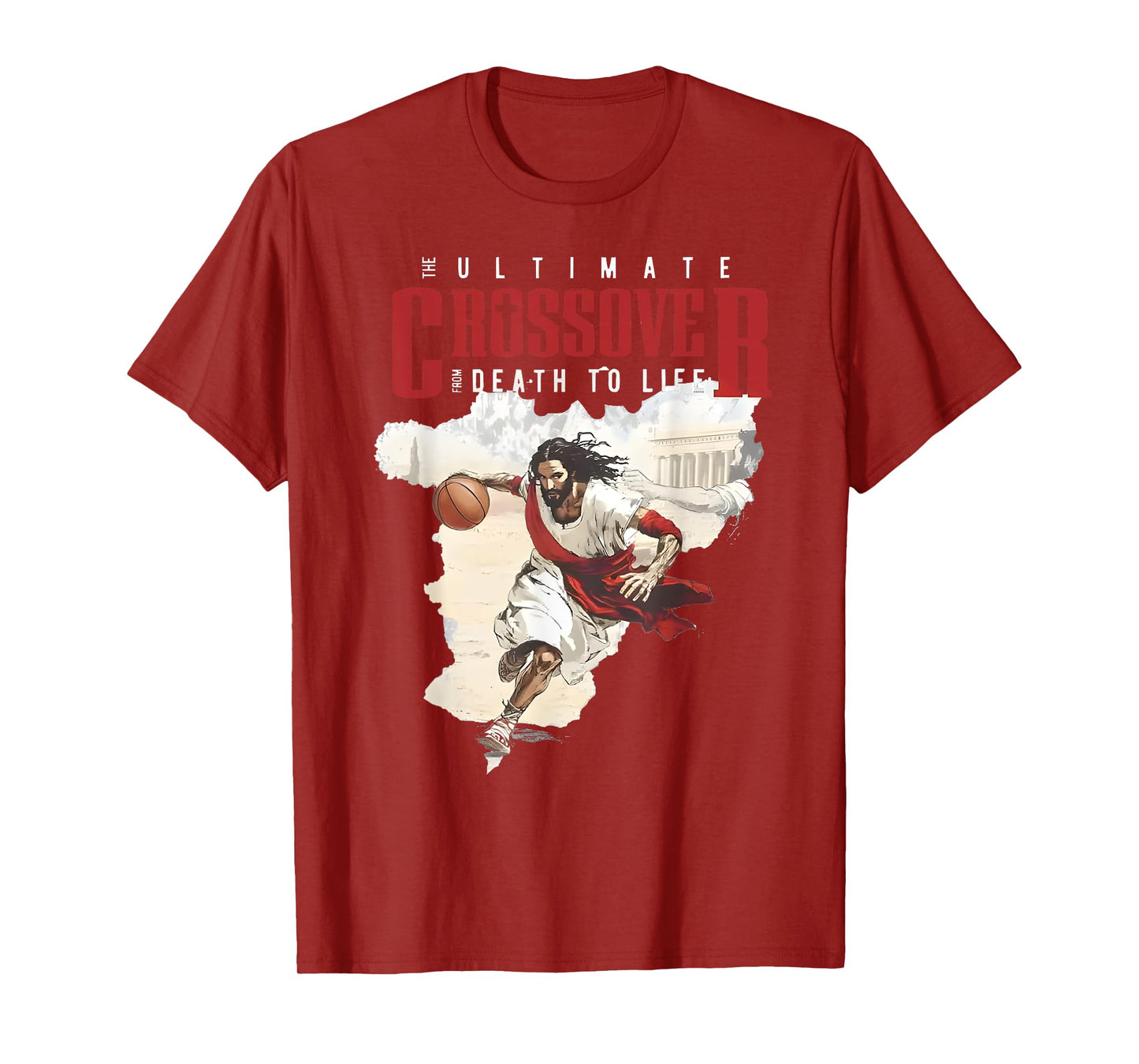jesus the ultimate funny basketball sports player christian T-Shirt