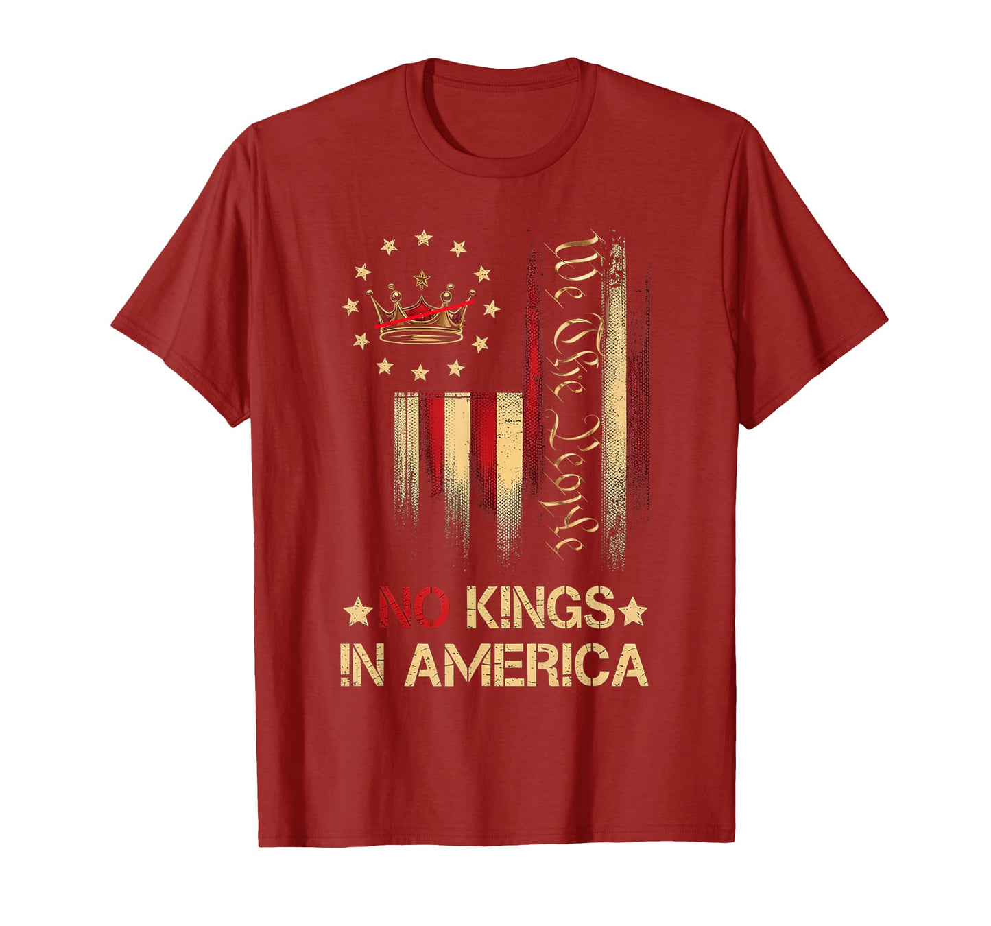 No Kings In America we the people T-Shirt