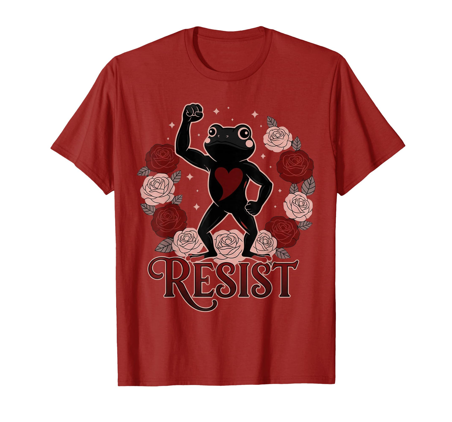 Portland Frog Protest Shirt Flower Portland Frog Protest T-Shirt