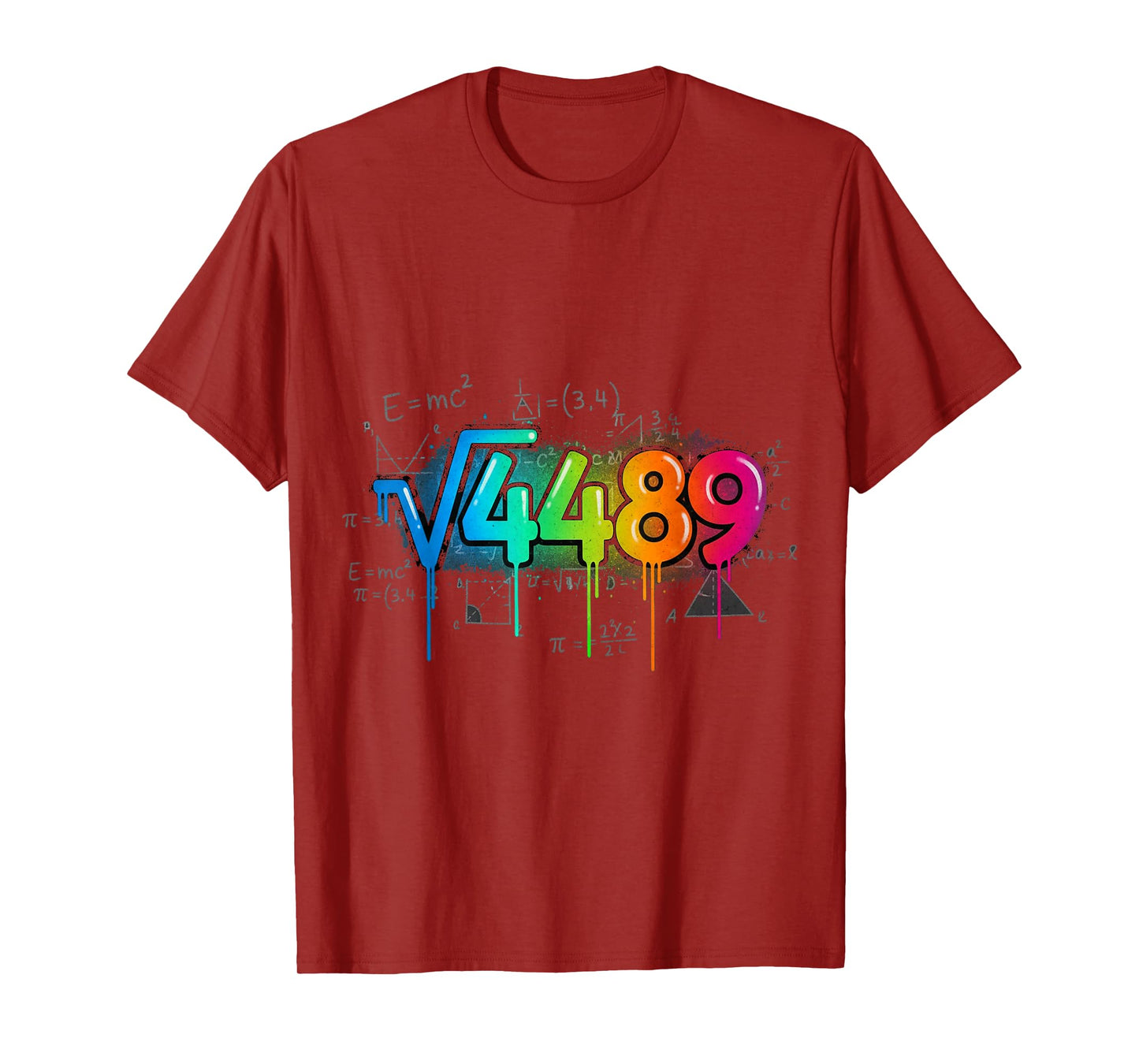 67 Meme Square Root 4489 DRIP Six Seven Math Teacher T-Shirt