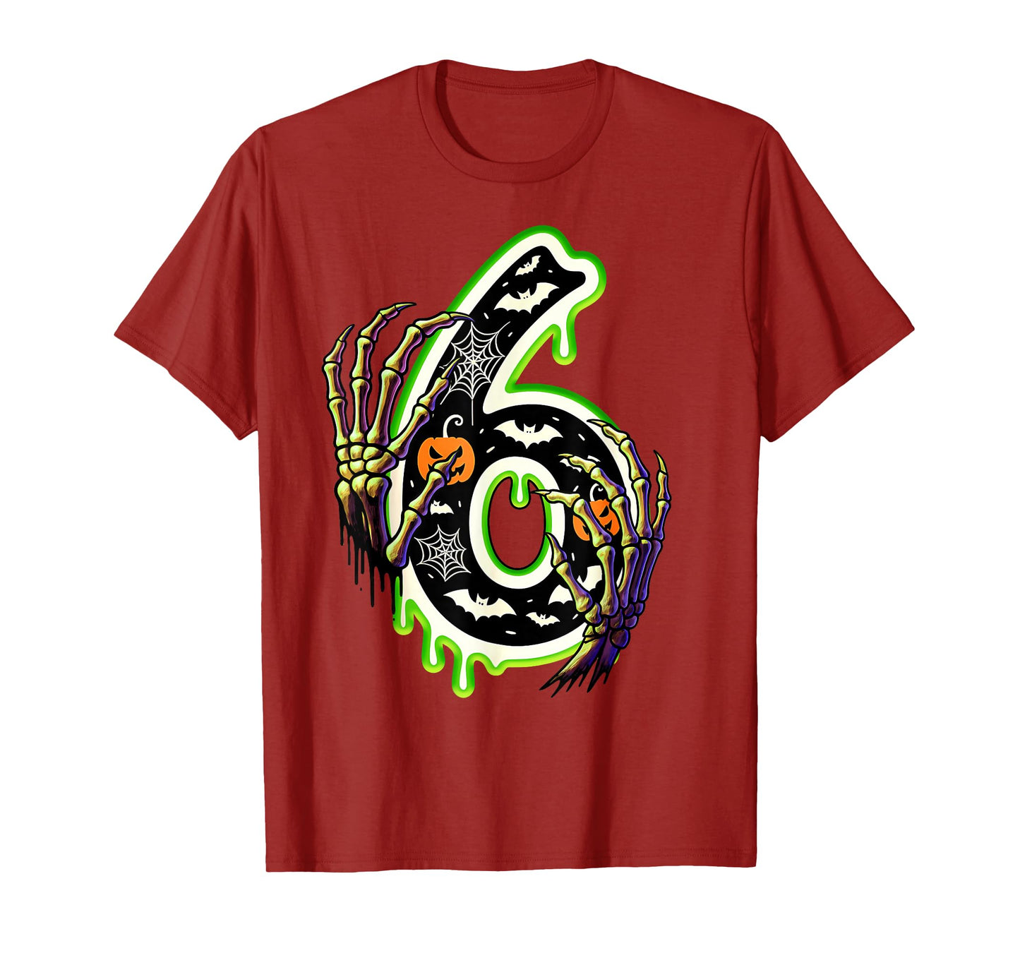 Six Seven Meme 6 7 67 Halloween Skeleton Couple Costume T-Shirt