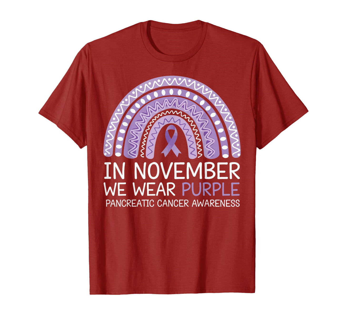 In November We Wear Purple Pancreatic Cancer Awareness T-Shirt