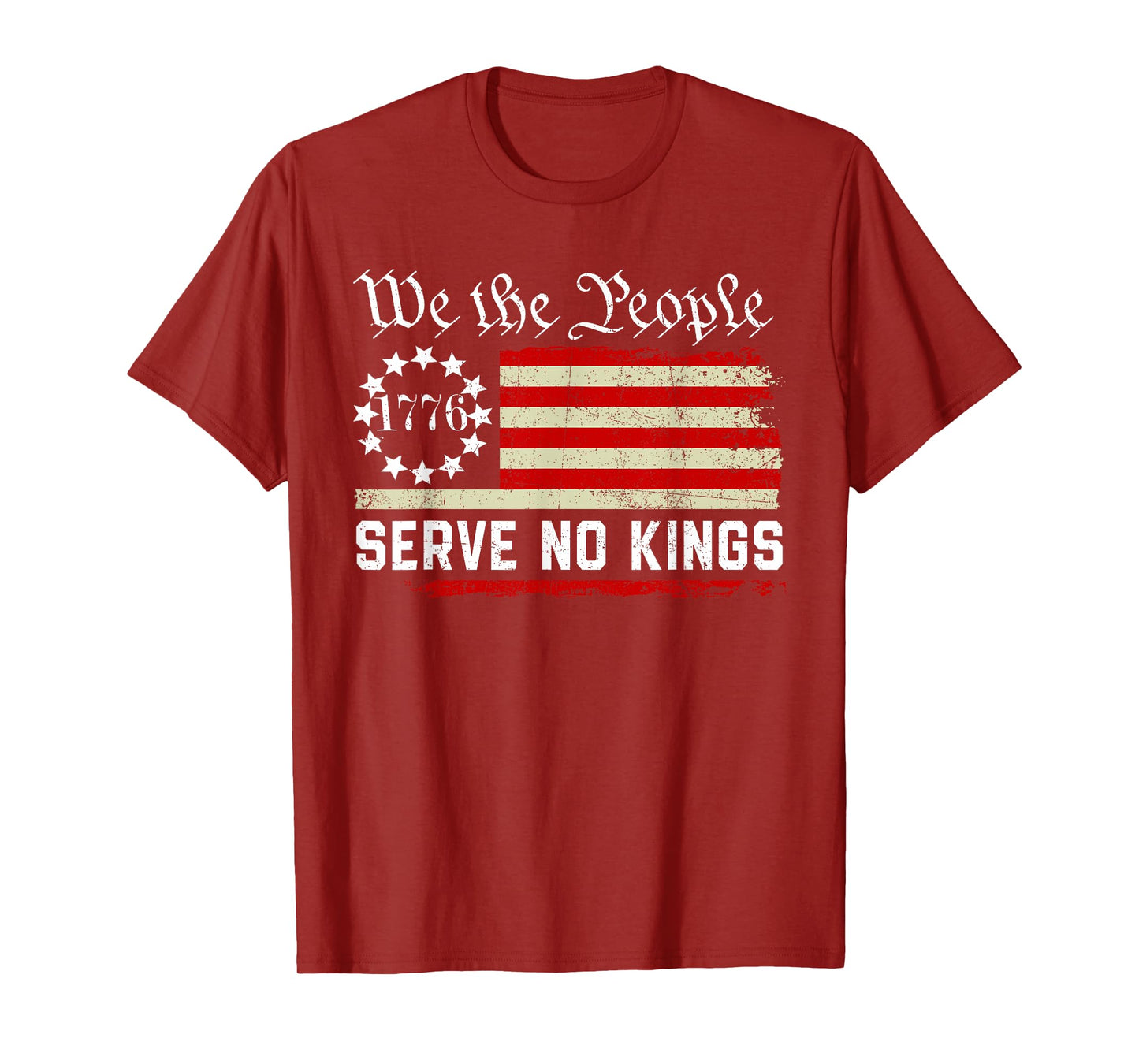 We The People Serve No Kings Shirt No King Patriotic Freedom T-Shirt