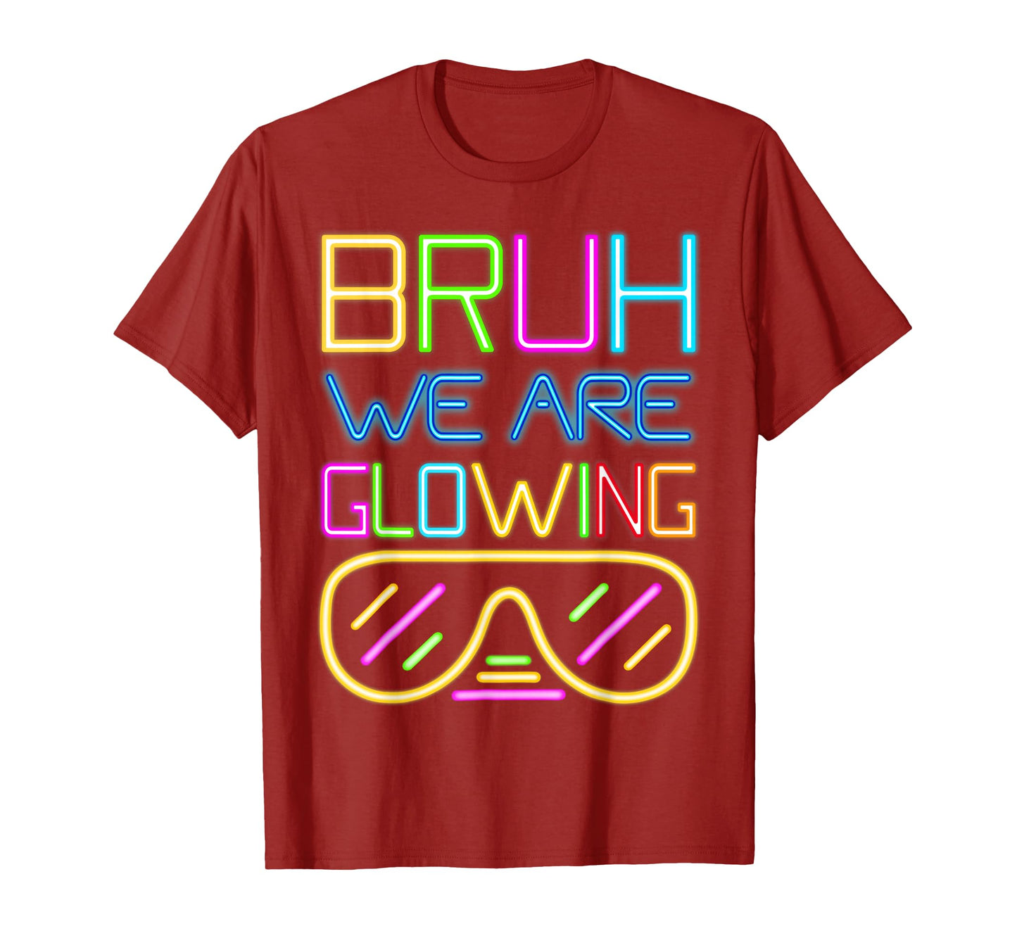 Bruh We Are Glowing In My Glowing Era Hello Summer Vacation T-Shirt