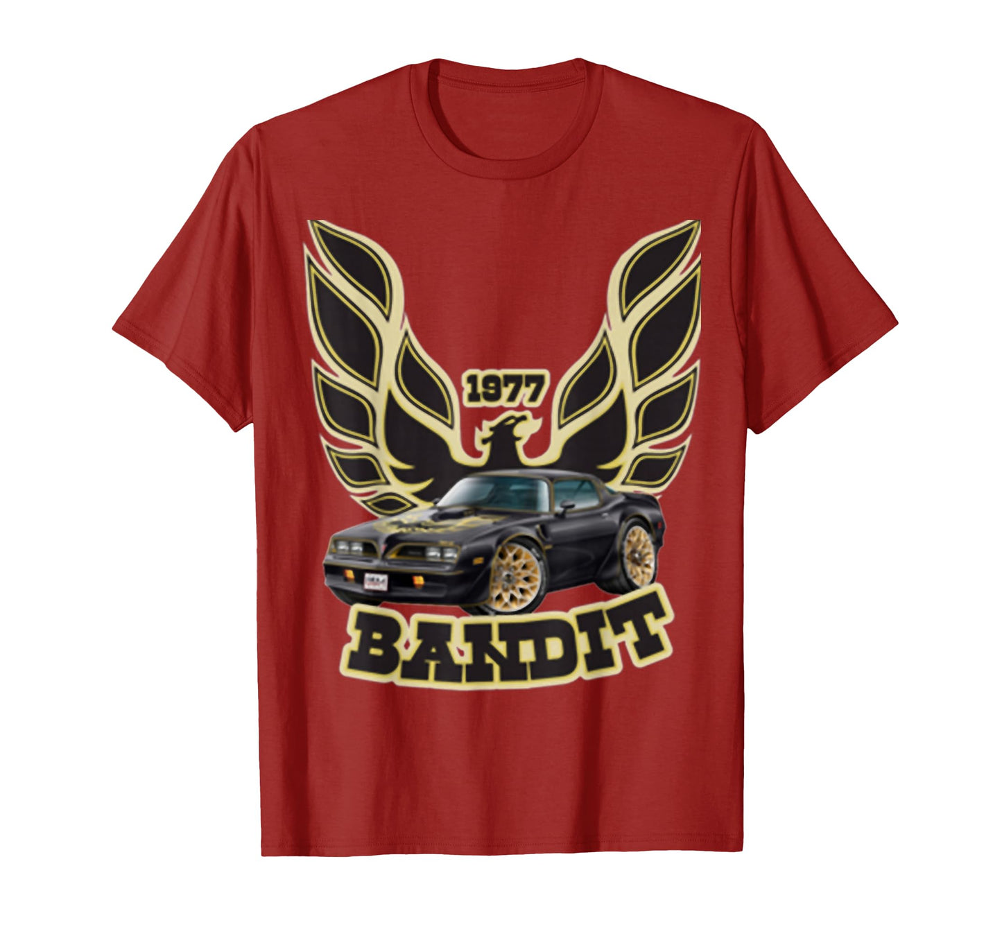 1977 77 trans am vintage black car MUSCLE CARS 70s CLASSIC T-Shirt