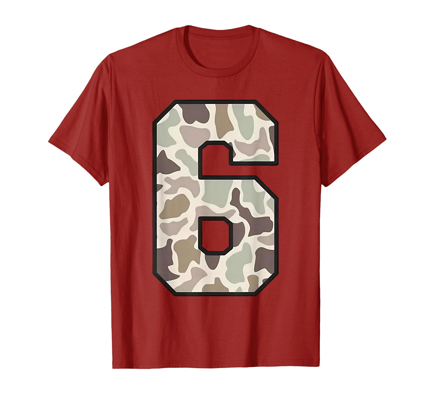 Camo Number 6 7 Funny Meme Halloween Costume Tee T-Shirt