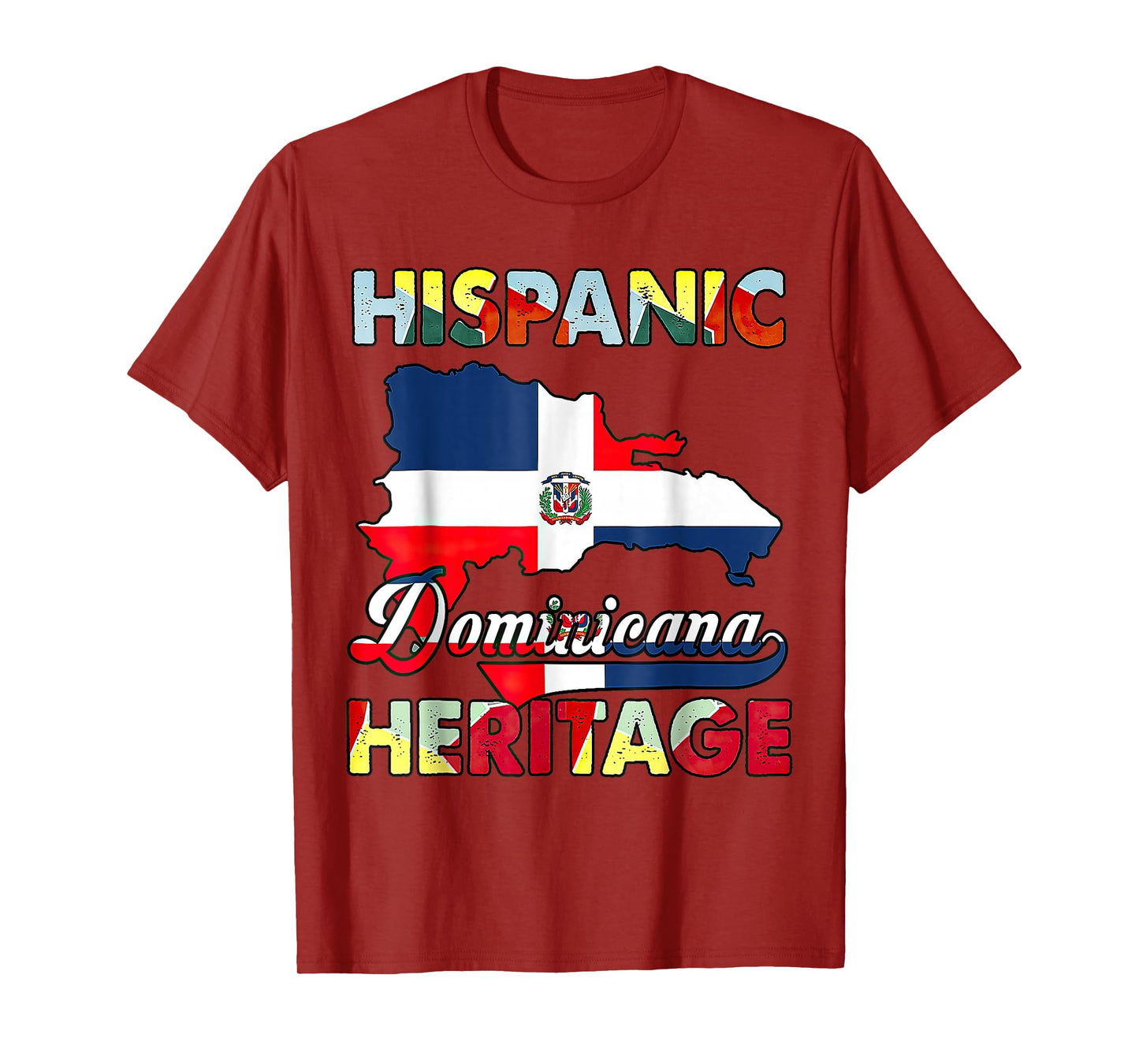 Hispanic Heritage Month Dominican Republic Flag Dominicana T-Shirt