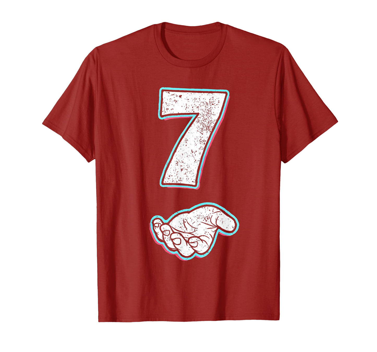 Number 7 Matching 67 Meme Halloween Costume Men Women Kids T-Shirt