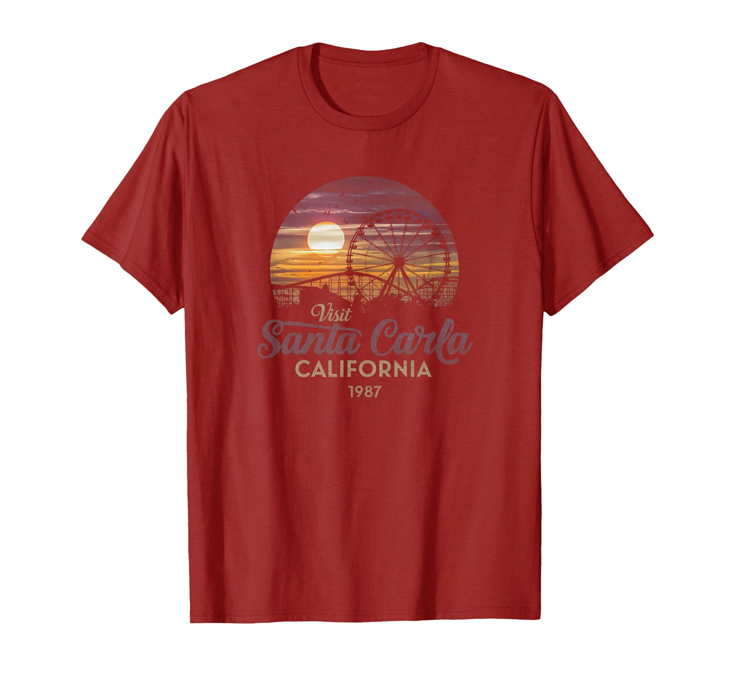 Santa Carla 1987 California Retro Sunset Nostalgia T-Shirt