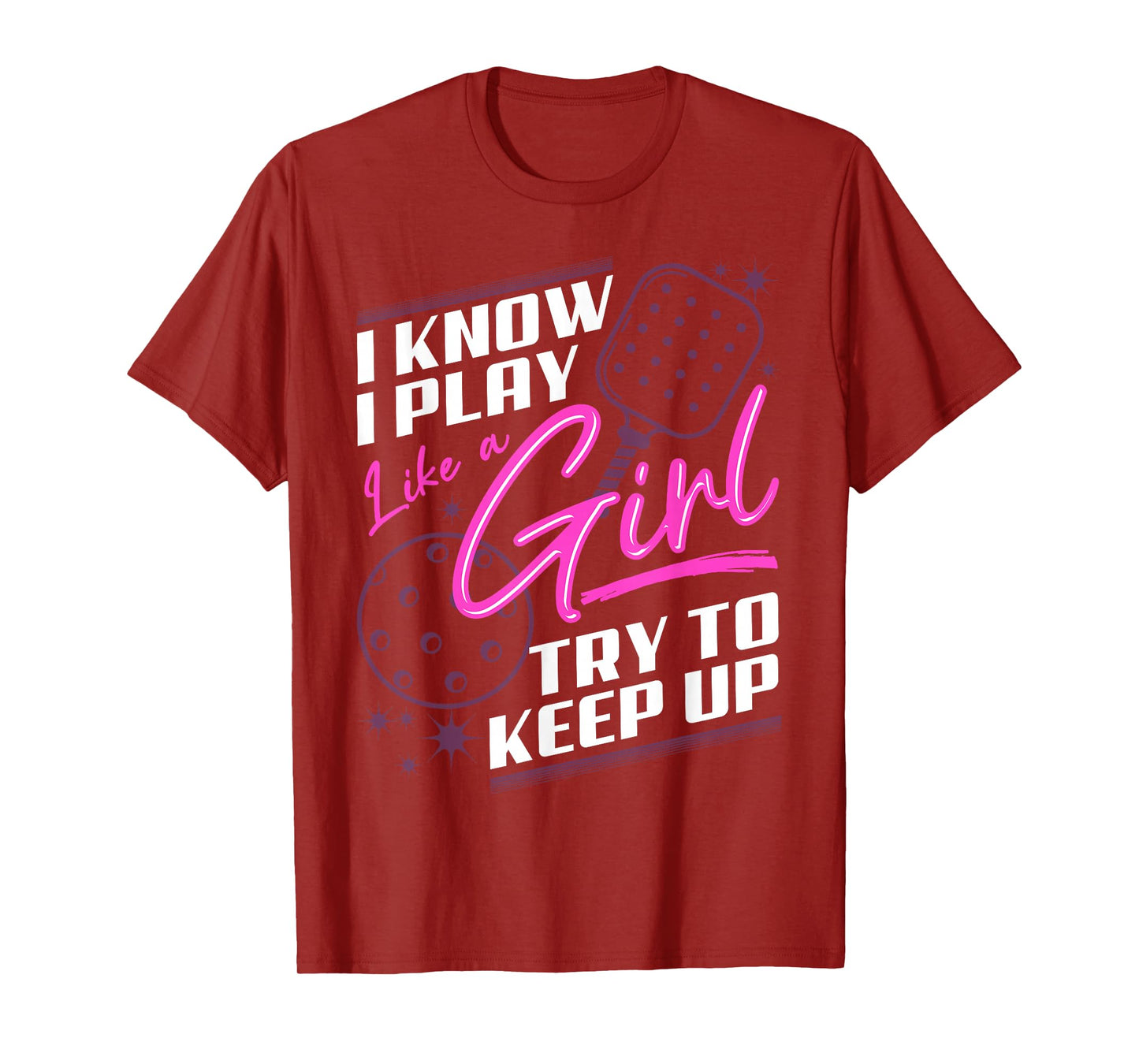 Funny pickleball sayings design Retro Paddle Court T-Shirt
